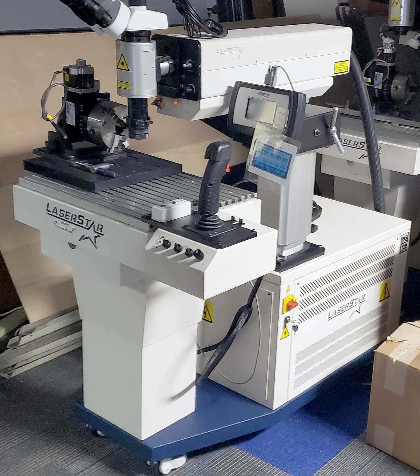 LaserStar Fiber Laser Welder Model 514-886-450-1-120, 2018 - 450 Watts, Trinocular Scope, Camera, Rotary Chuck - Image 3