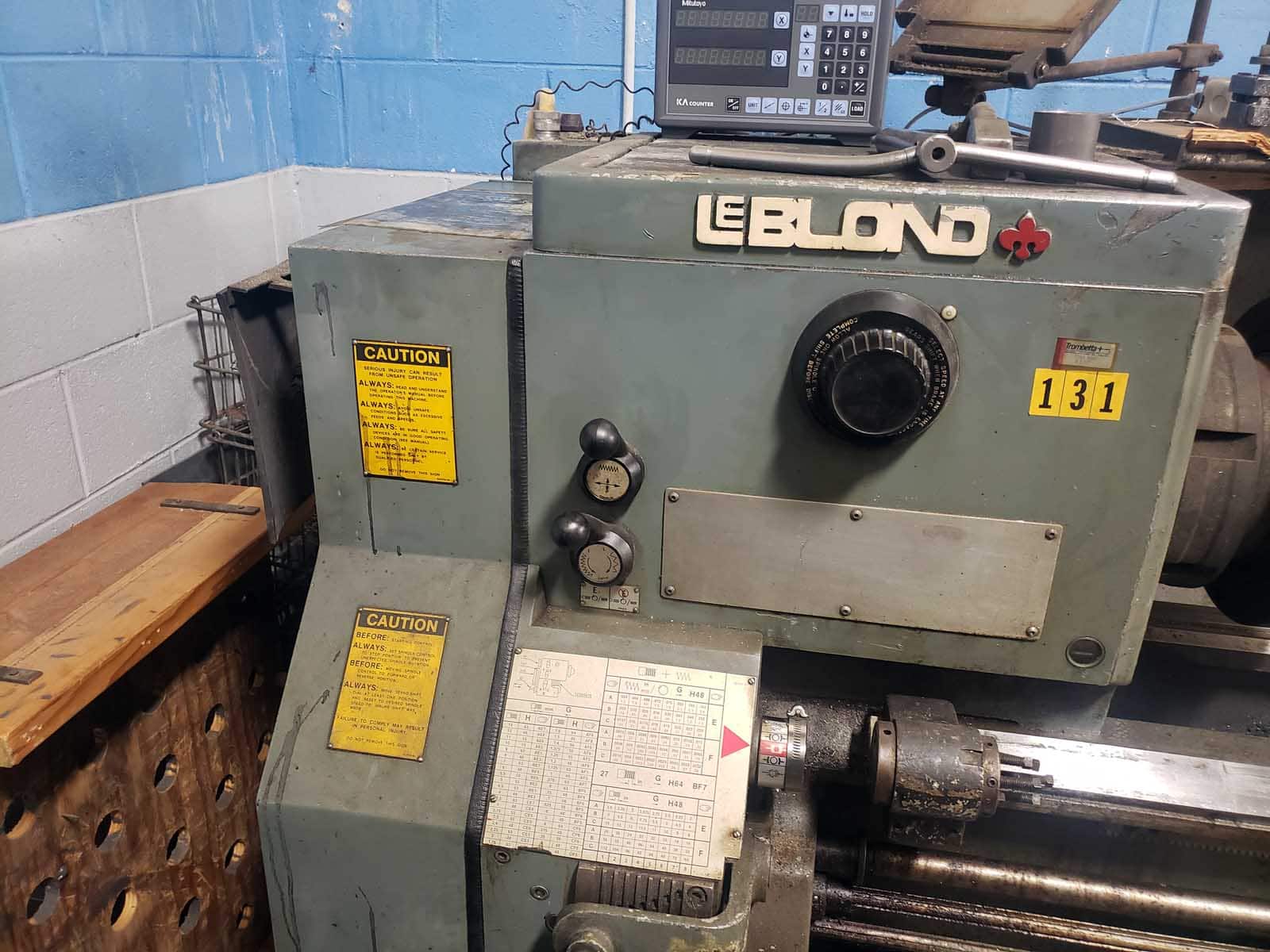 LeBlond Regal 1954 Servo Shift Lathe- 19" Swing, 54" Centers, 3" Through Hole - Image 5