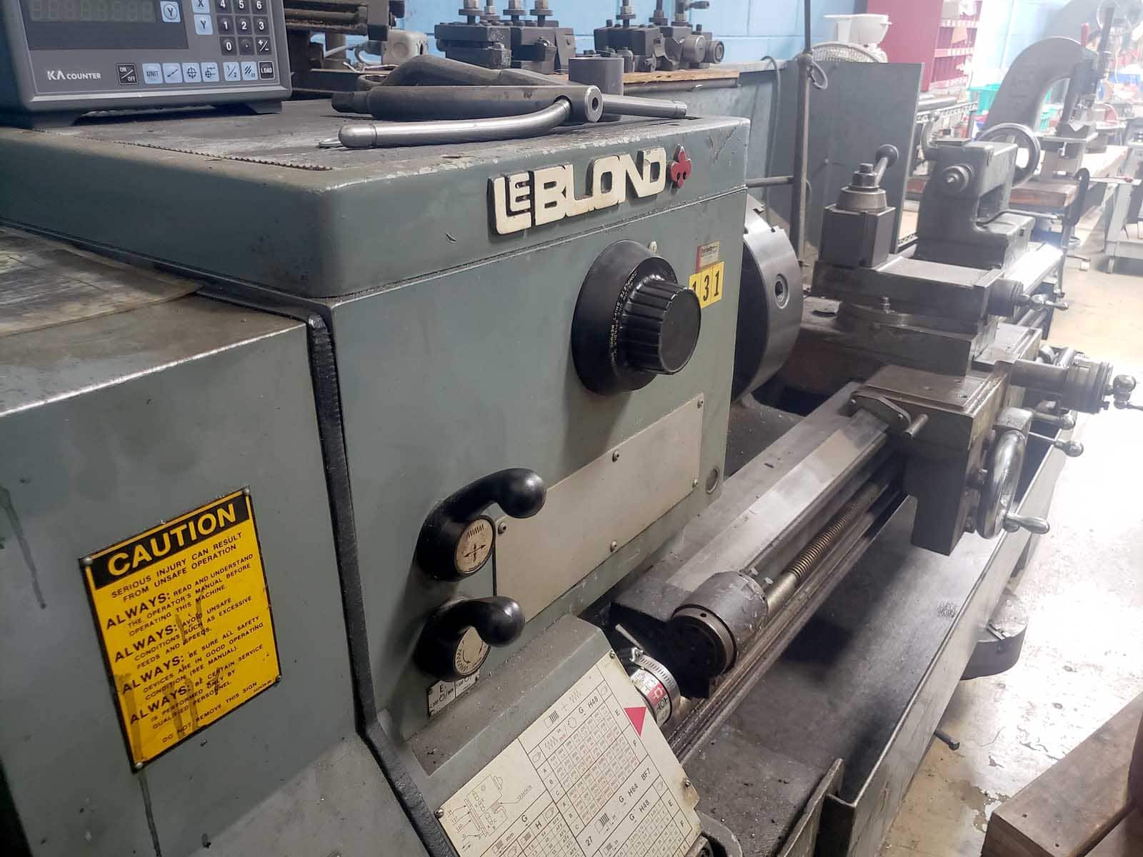LeBlond Regal 1954 Servo Shift Lathe- 19" Swing, 54" Centers, 3" Through Hole - Image 4