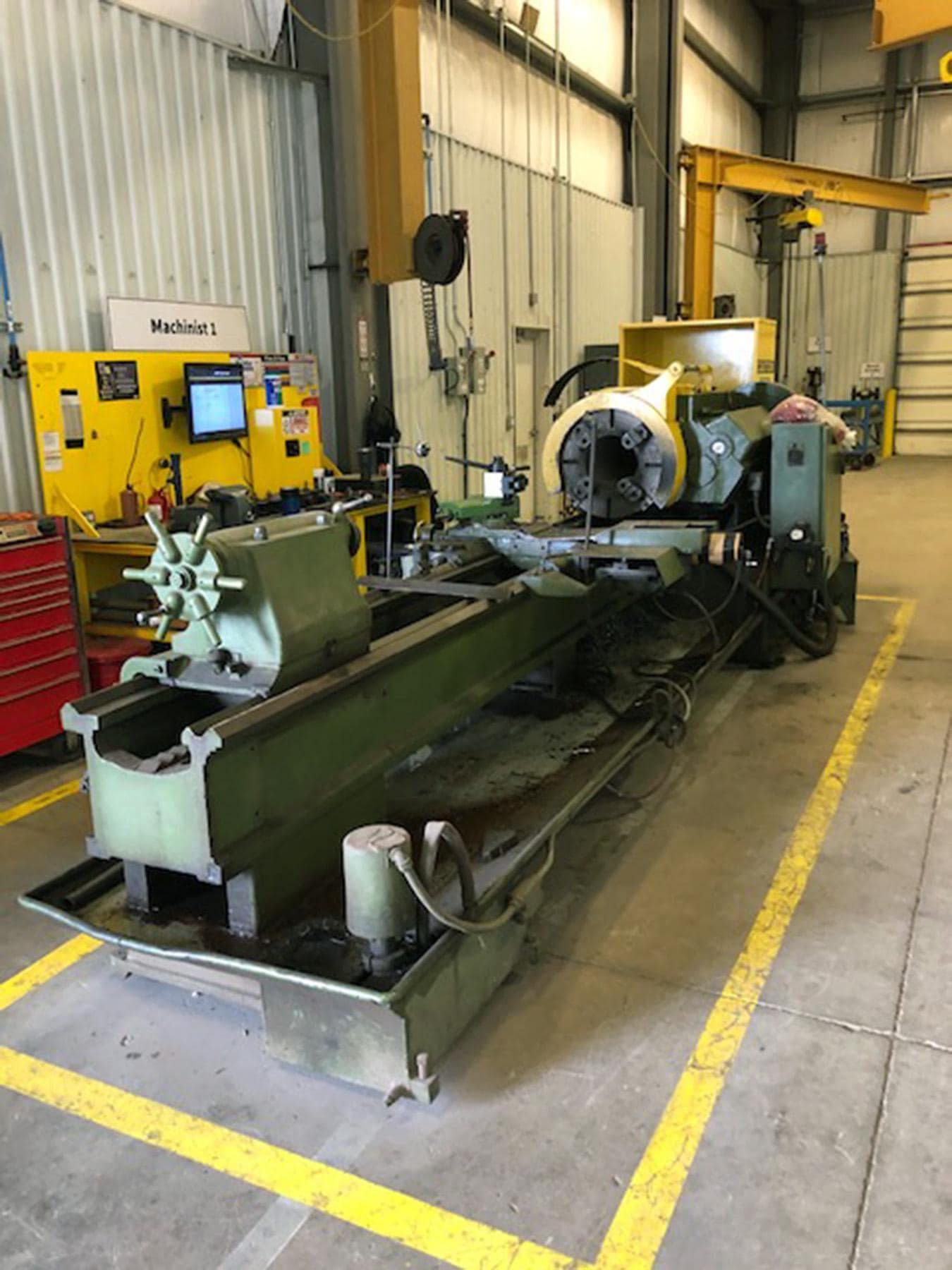 LEHMANN 27" X 120" MODEL 2516 HOLLOW SPINDLE LATHE WITH 12" SPINDLE BORE - Image 2