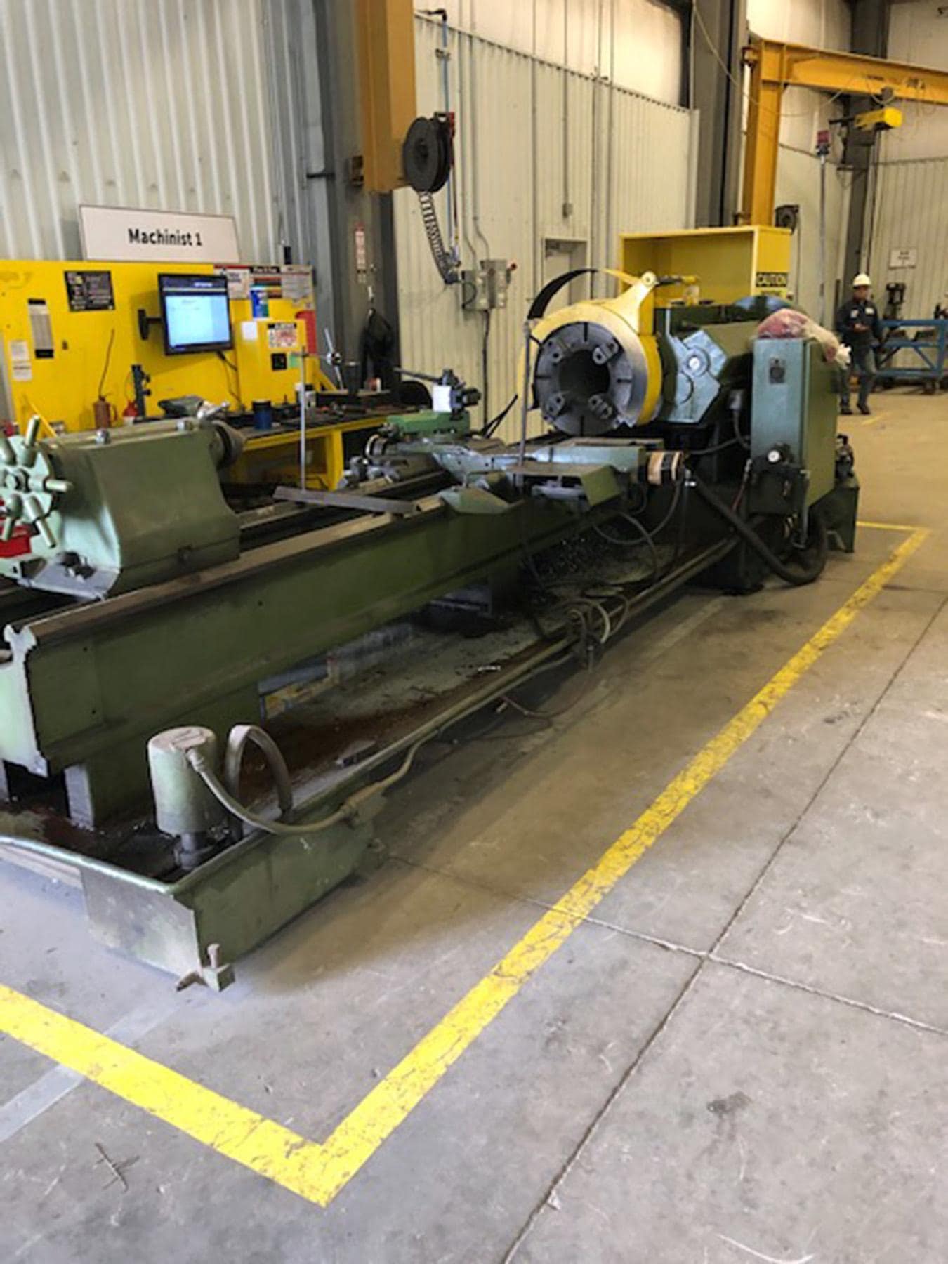 LEHMANN 27" X 120" MODEL 2516 HOLLOW SPINDLE LATHE WITH 12" SPINDLE BORE - Image 3