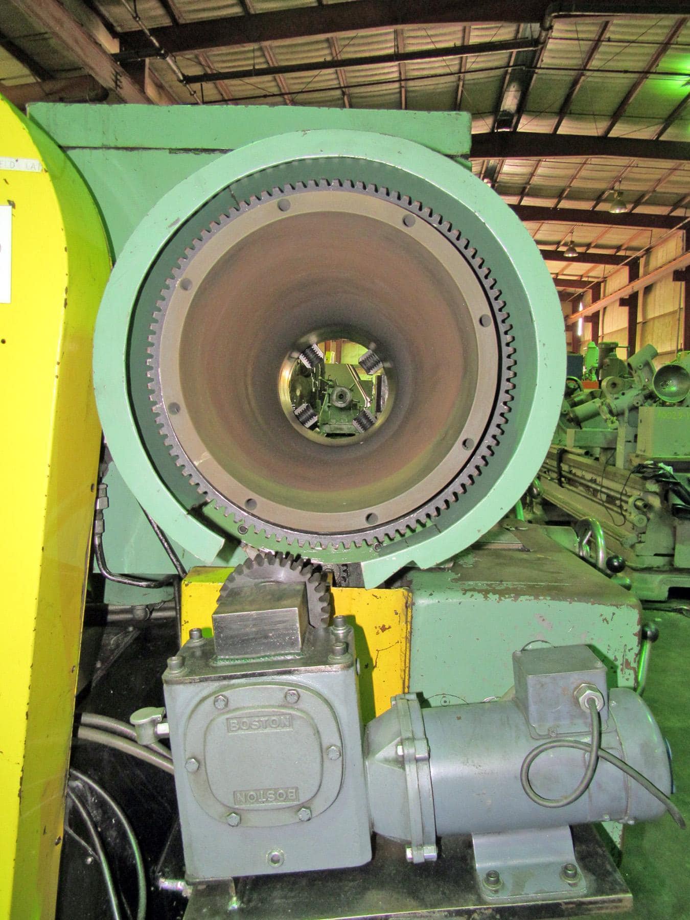 27" x 120" Lehmann Hydratrol Hollow Spindle Lathe With 12" Spindle Bore, Rebuilt 2008 - Image 9