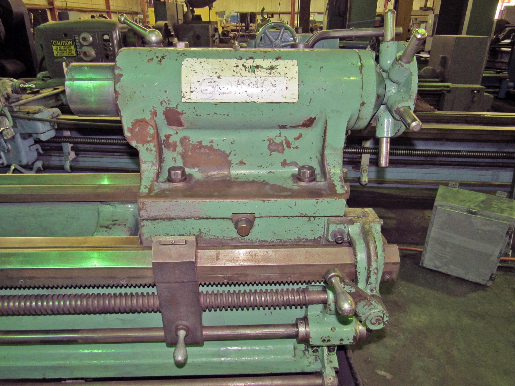 27" x 120" Lehmann Hydratrol Hollow Spindle Lathe With 12" Spindle Bore, Rebuilt 2008 - Image 10