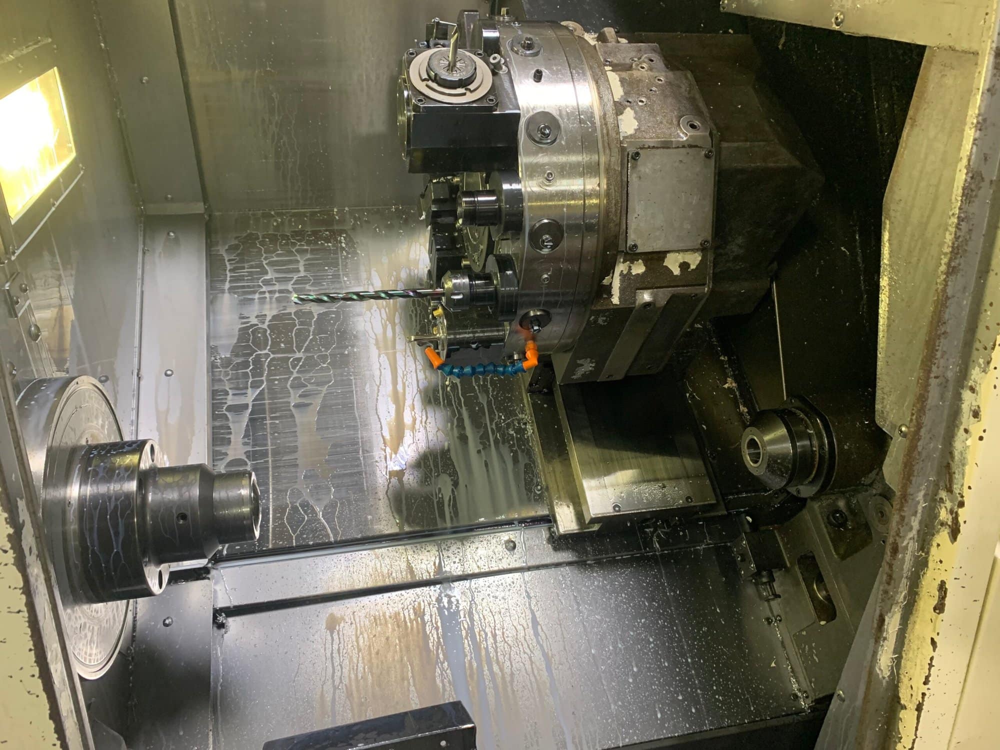 Okuma Space Turn LB 300M, CNC Lathe, 2006 - Inspection Report, Parts Catcher, Live Tooling, Bar Feeder - Image 3