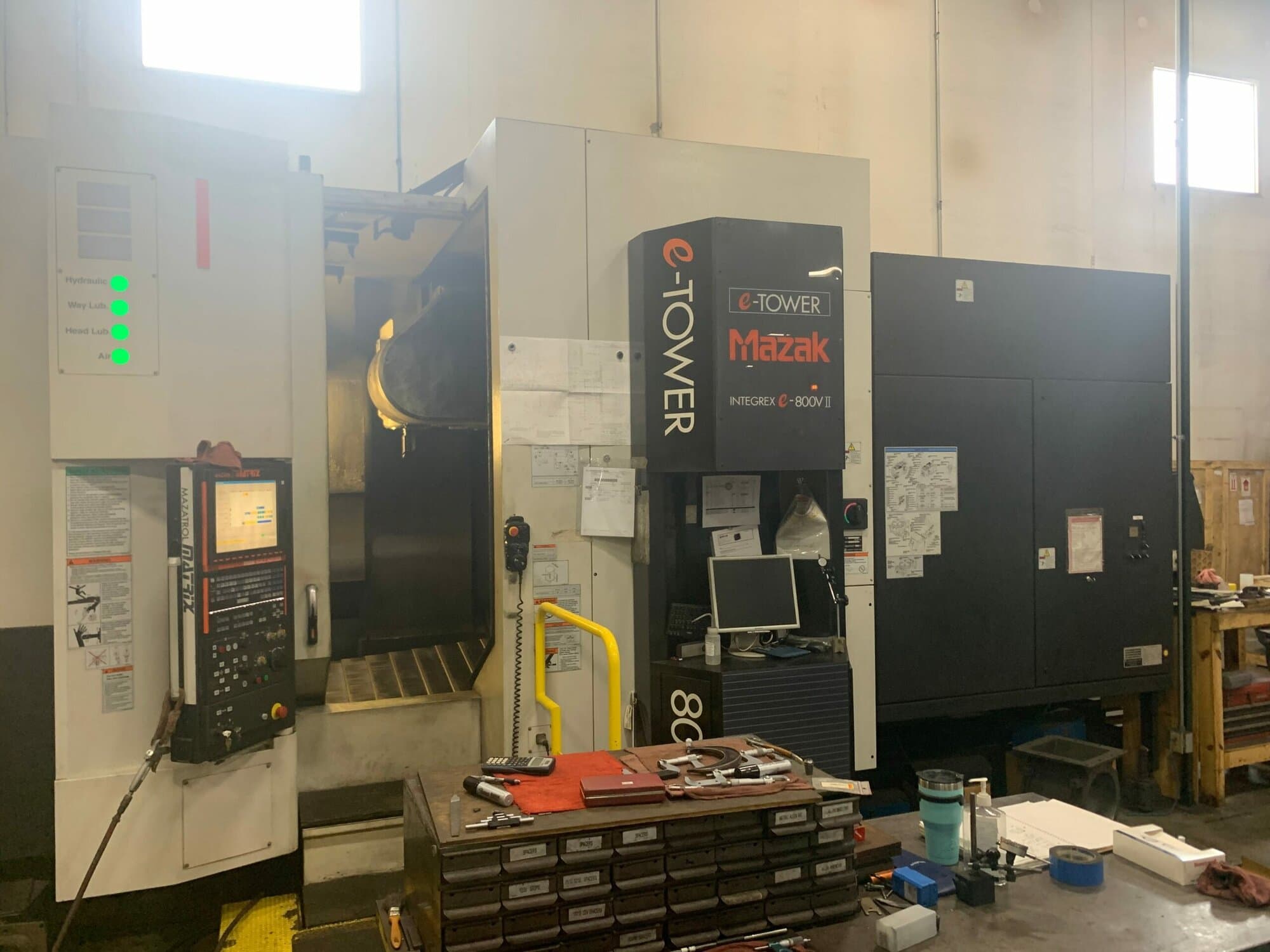 Mazak Integrex e-800V5-II CNC Universal Machining Center, 2006 - TSC, Dual Pallet, 120 ATC - Image 2