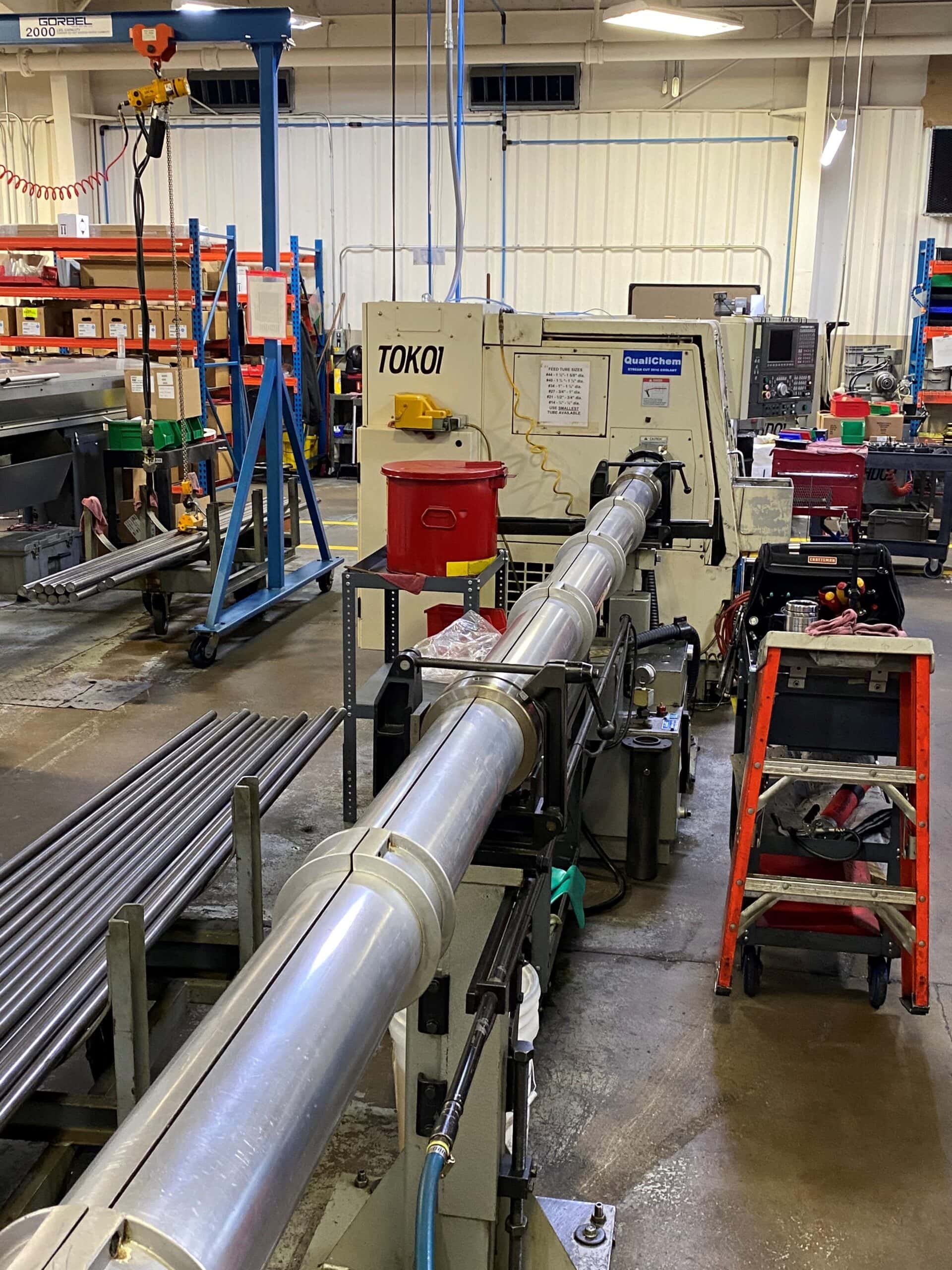Okuma Space Turn LB 300M, CNC Lathe, 2006 - Inspection Report, Parts Catcher, Live Tooling, Bar Feeder - Image 2