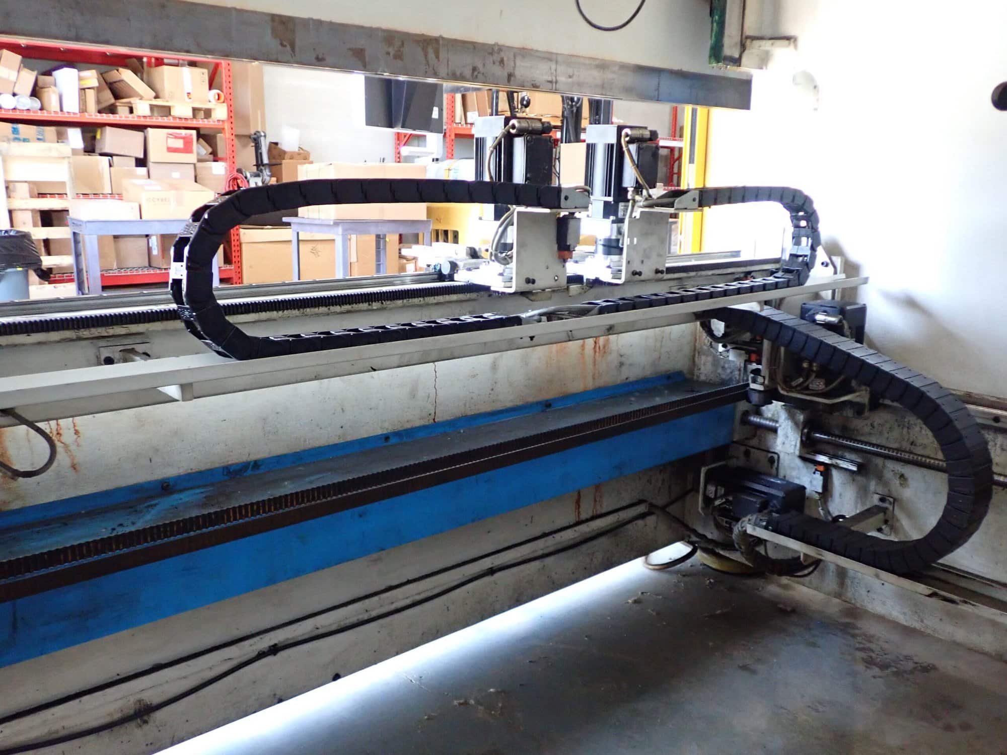 88 Ton x 8' Fischer DAP 8 CNC Press Brake, 1998- New Cybelec VisiTouch19 CNC Control - Image 2