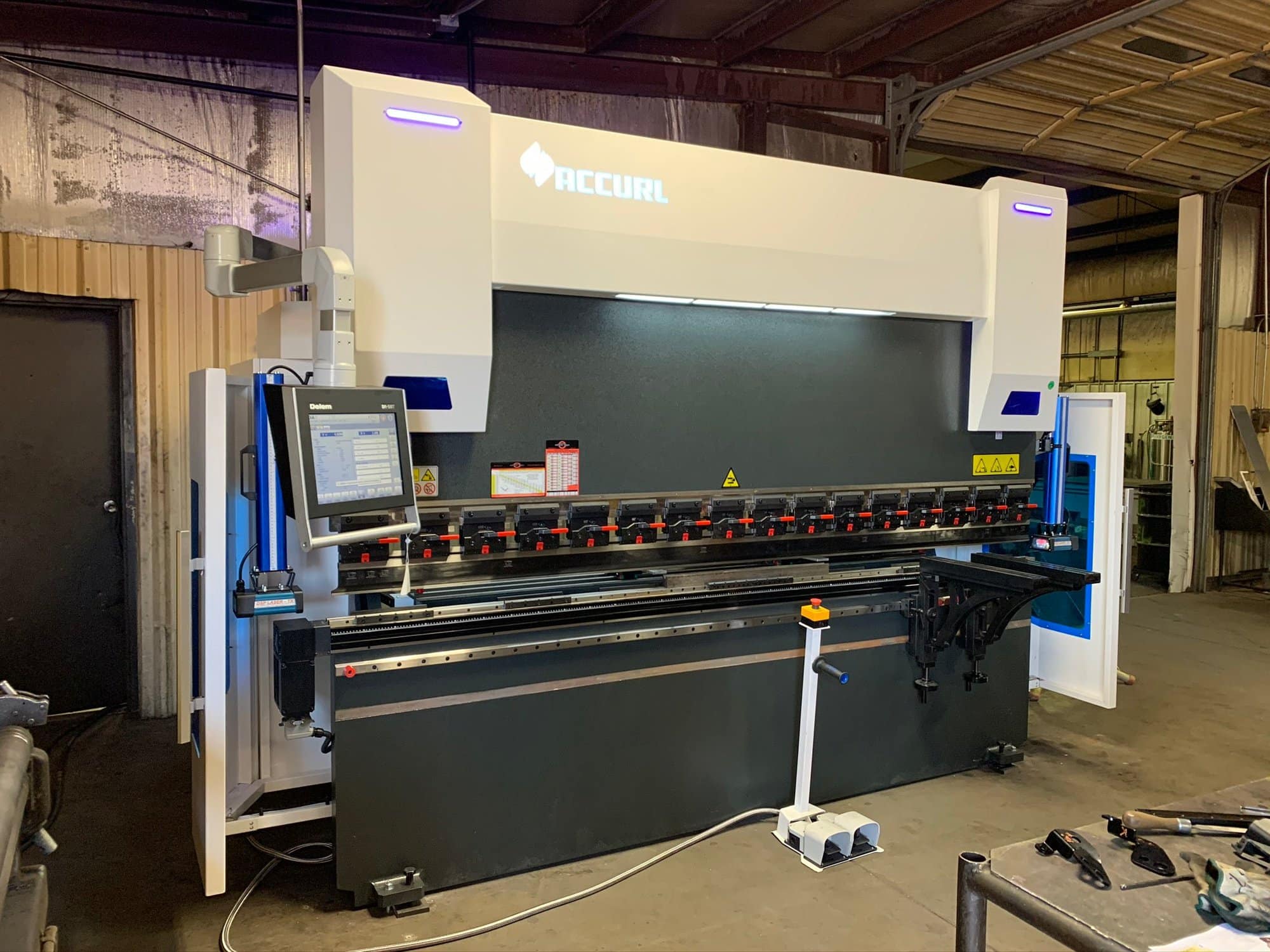 150 Ton X 10' Accurl Genius Pro CNC Press Brake, 2020- Demo Machine, 5-Axis