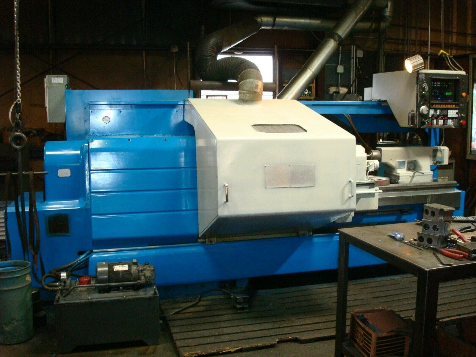 Mazak M4 Flat Bed CNC Lathe, 1985