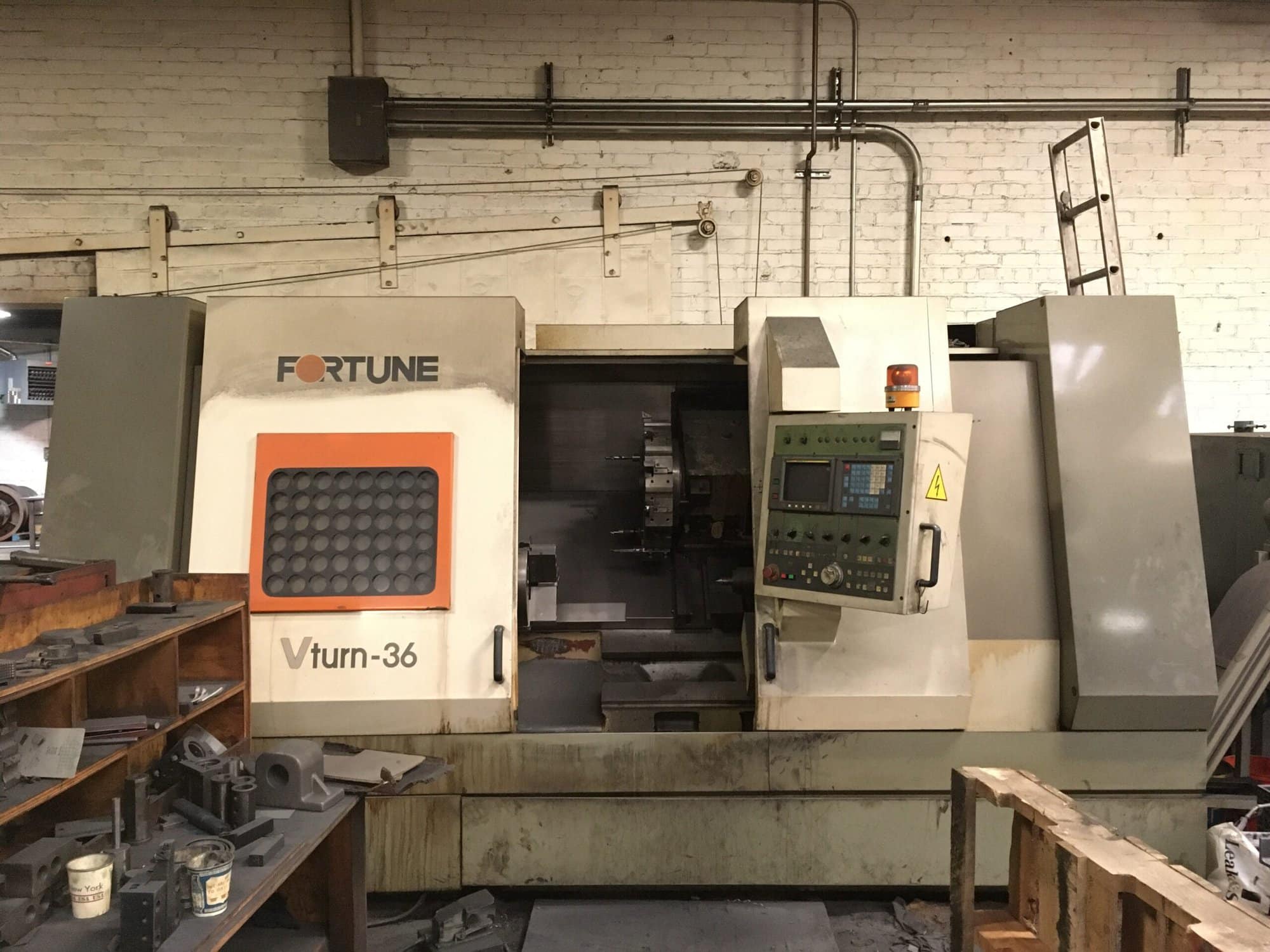 Fortune V-Turn 36 HORIZONTAL CNC LATHE, 1999