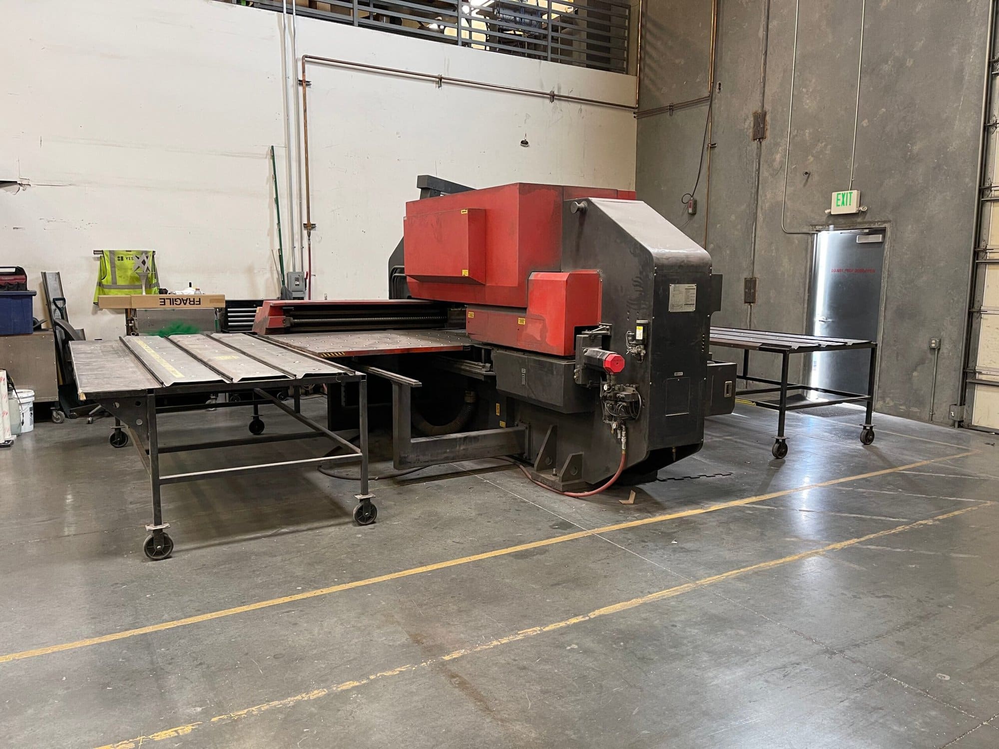 30 Ton Amada Pega 357 Turret Punch Press , 1989 - Amada TEG 160 Tool Grinder and Tooling Included - Image 2