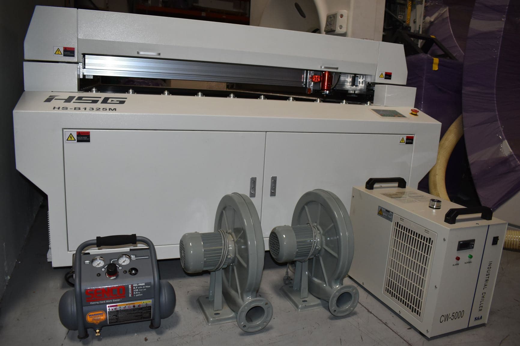 150 W HSG HS-B1325M CO2 Laser, 2017 - 51"x 98" Table - Image 2