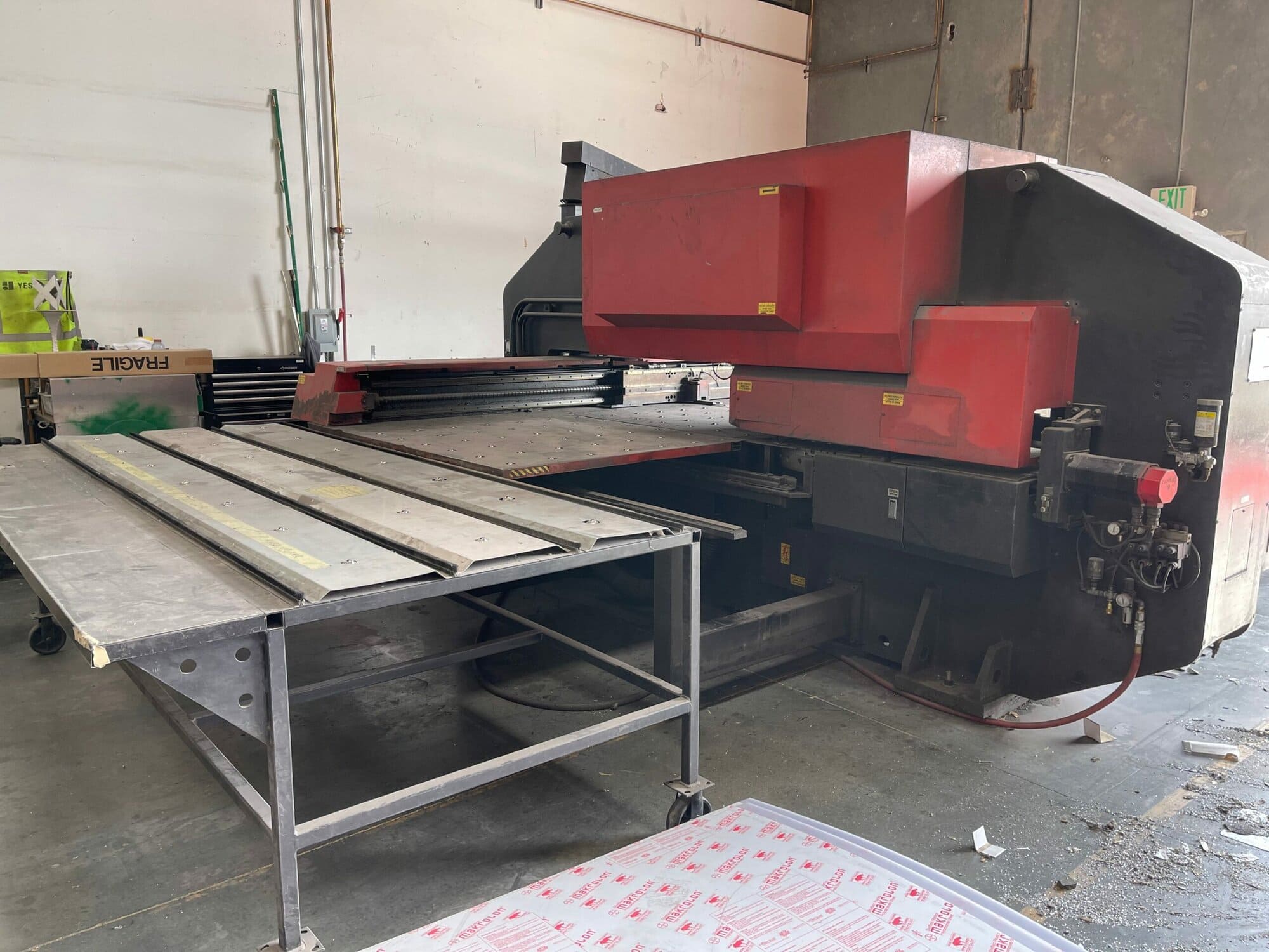 30 Ton Amada Pega 357 Turret Punch Press , 1989 - Amada TEG 160 Tool Grinder and Tooling Included - Image 4