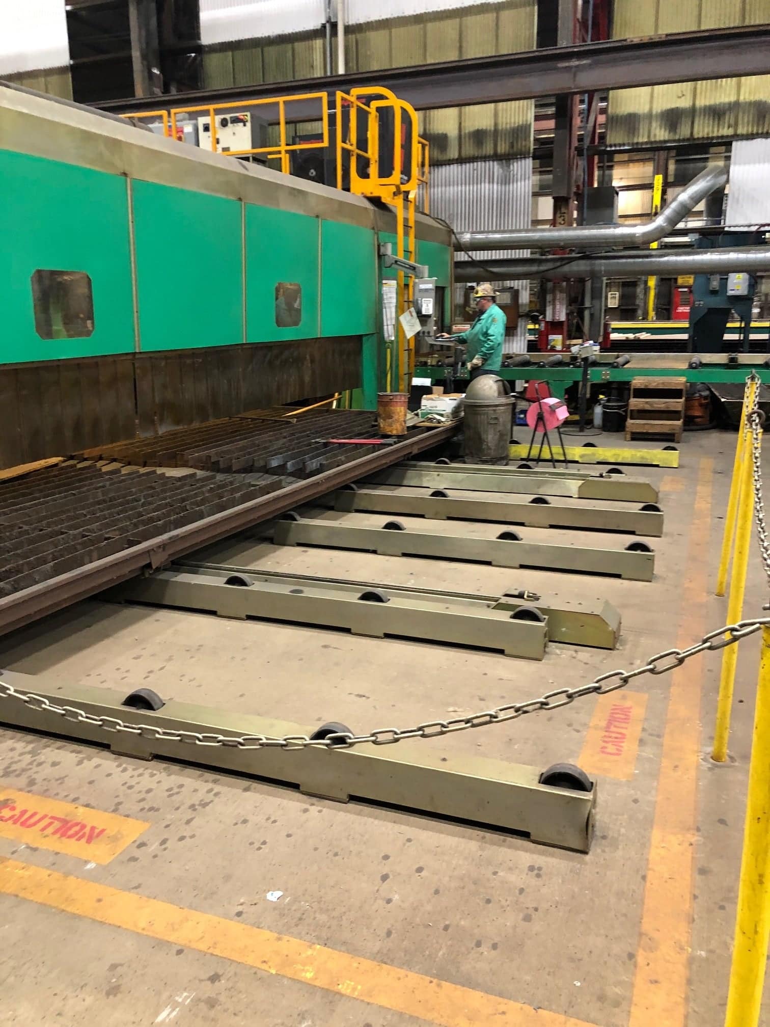 Robot Plasma Cutting System Inovatech PRS900, 2014-HPR 400 XD, (2) 10' X 24' Tables - Image 5