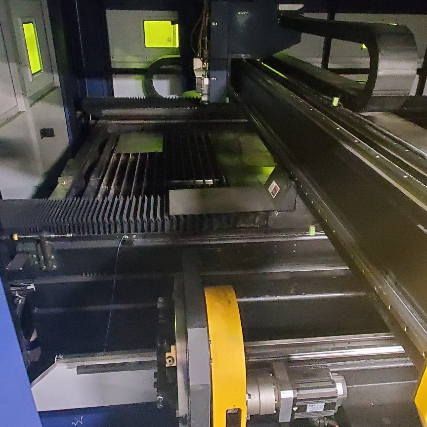 3000 Watt HSG Preco HS-G3015E/60T Fiber Laser, Demo Machine, 2018- 5' x 10', Tube Cutting Attachment, Installation/Training Included - Image 7