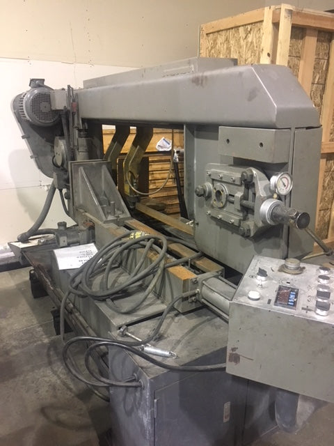 18" X 27" Saber DM-18SA Horizontal Double Miter Band Saw, 2012