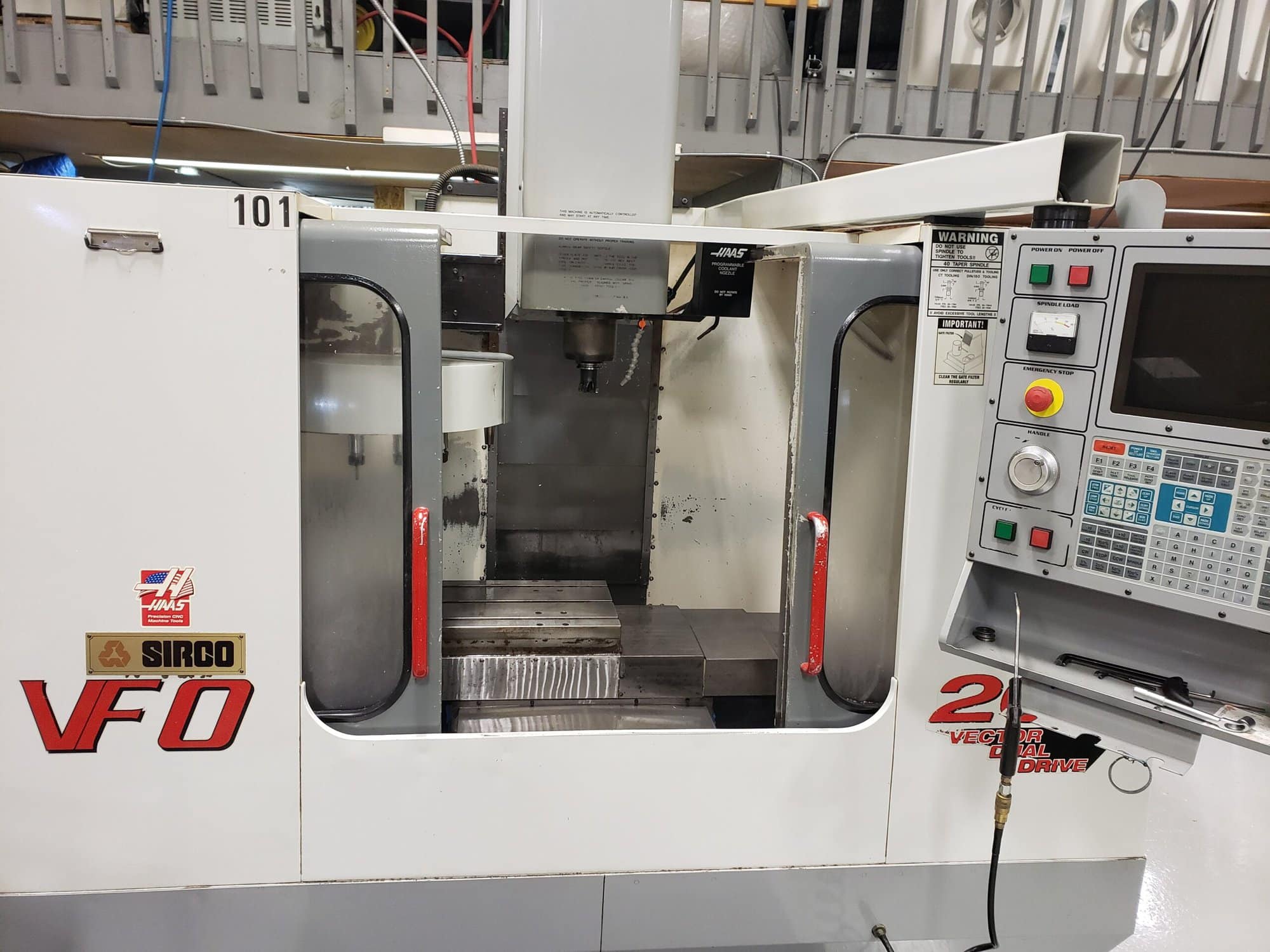 Haas VF-0 VMC, 2000 - Low Hours, Under Power, Video Available