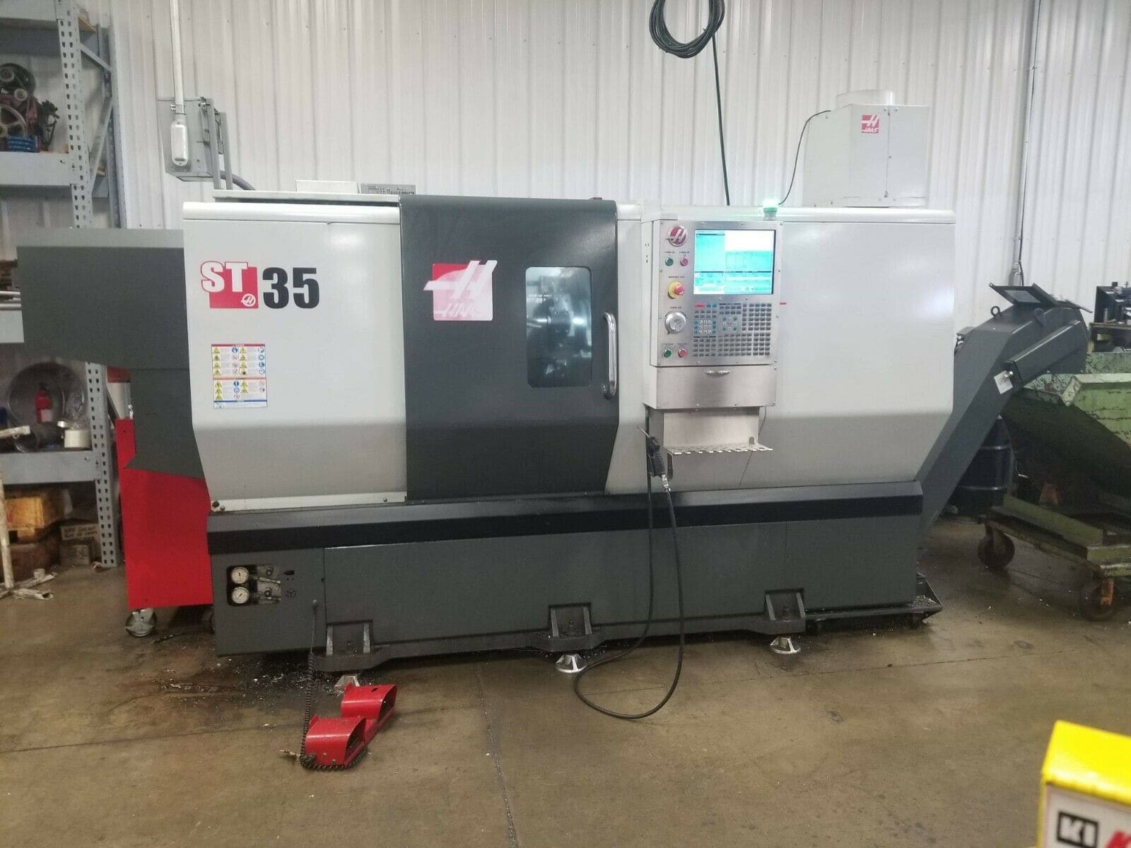 Haas ST-35 CNC Lathe, 2015 - 4" Bar Cap, 12" Chuck, USB, Hi Pressure Coolant, Video