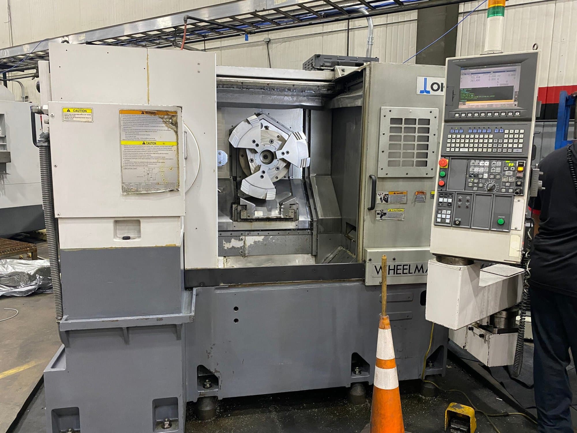 Okuma LAW-FII(L) CNC Wheel Lathe, 2011 - Video, Great Condition