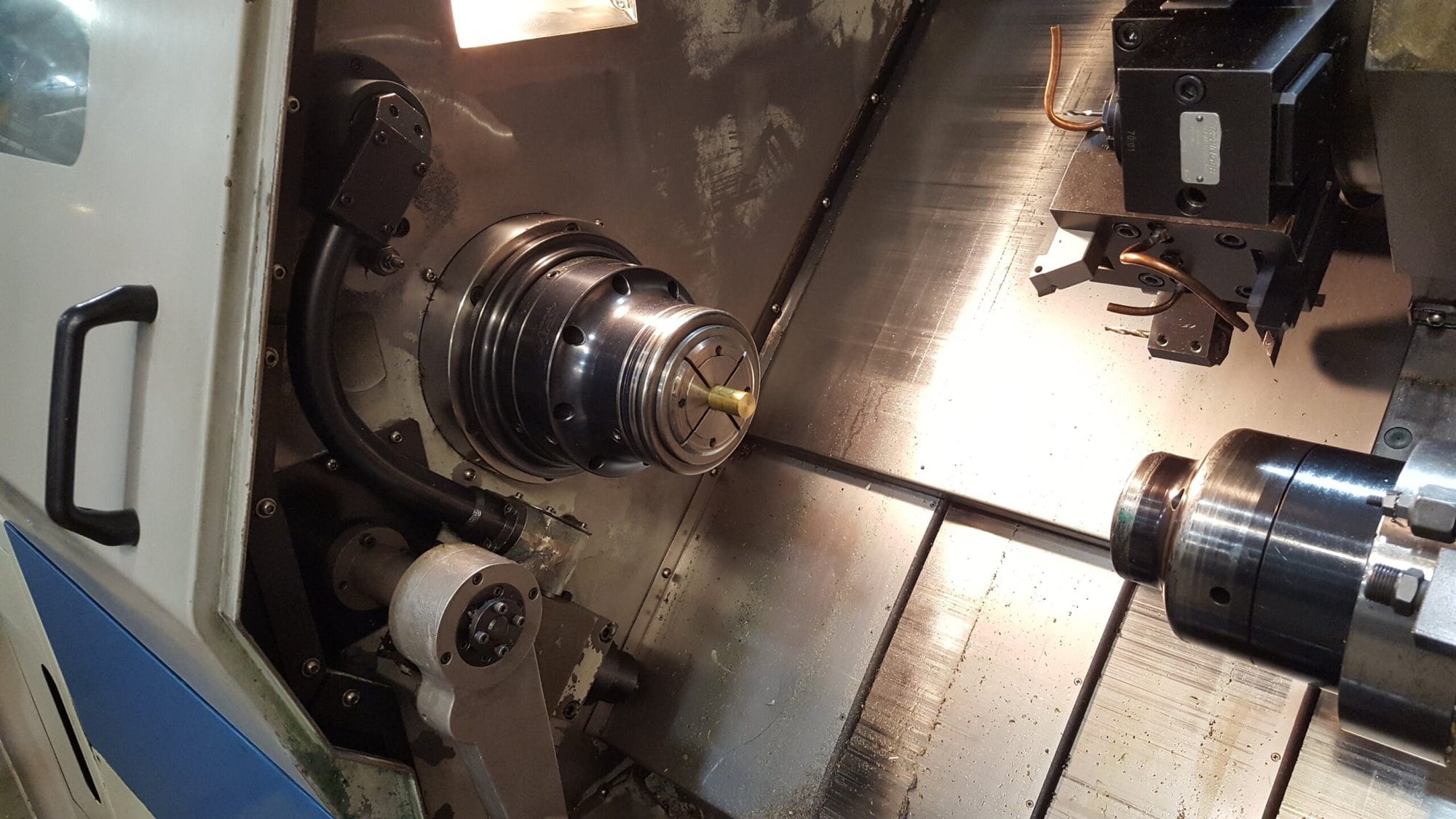 Daewoo Puma 230MSC CNC Lathe, 1999 - Sub Spindle, C Axis, Tooling Included! - Image 3