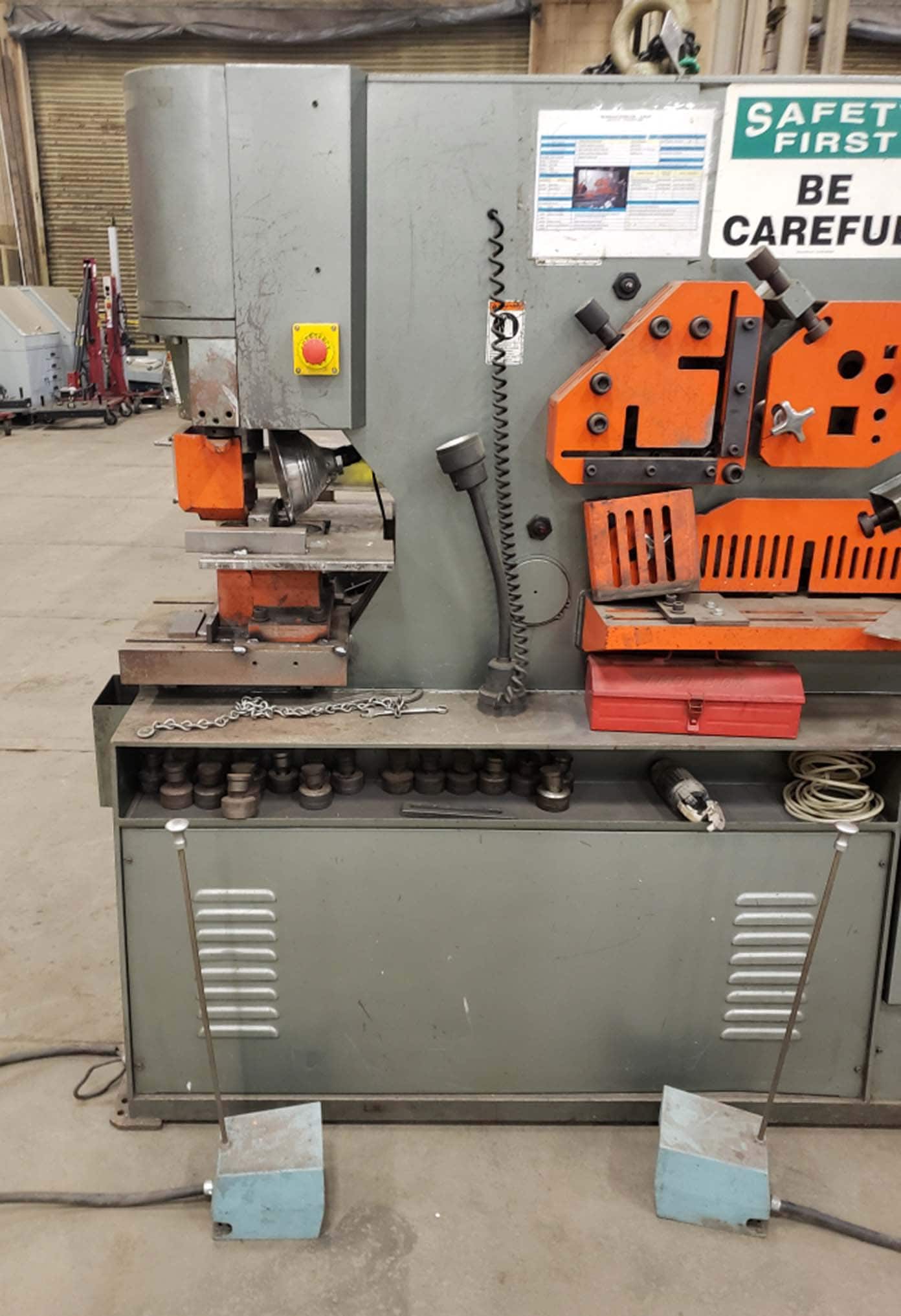 110 Ton Marvel Spartan IW110D Ironworker, 2010- 2x Punch Heads - Image 2