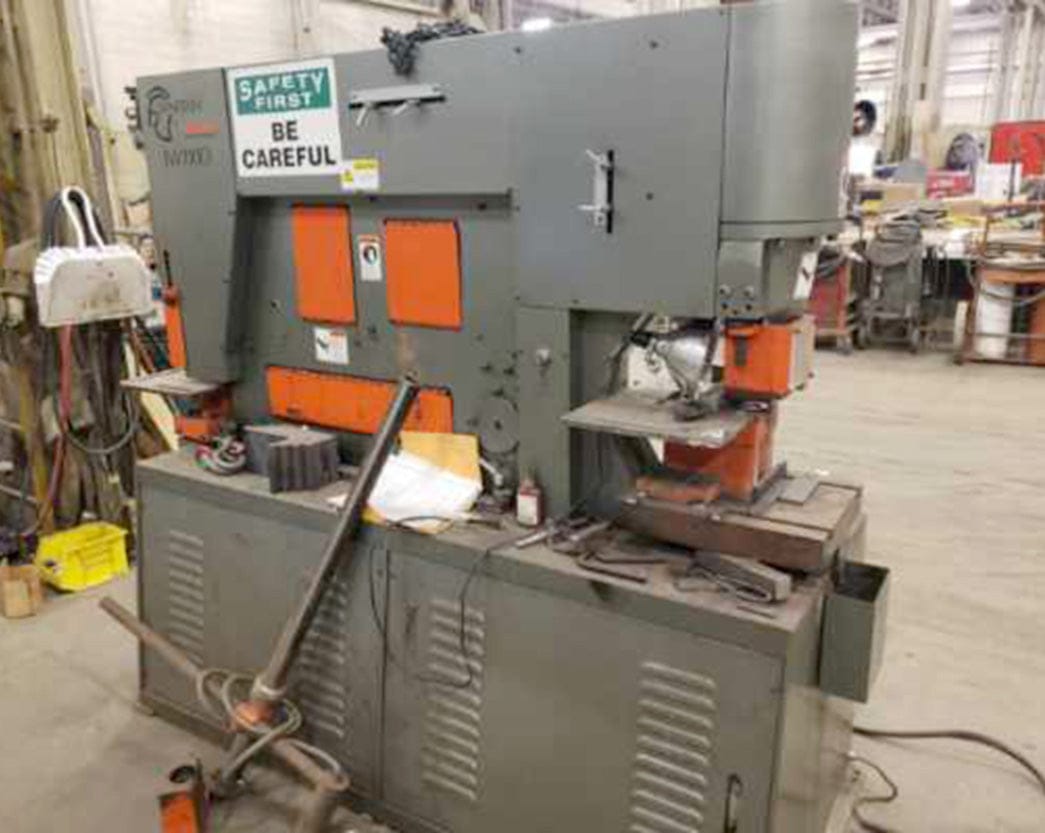 110 Ton Marvel Spartan IW110D Ironworker, 2010- 2x Punch Heads