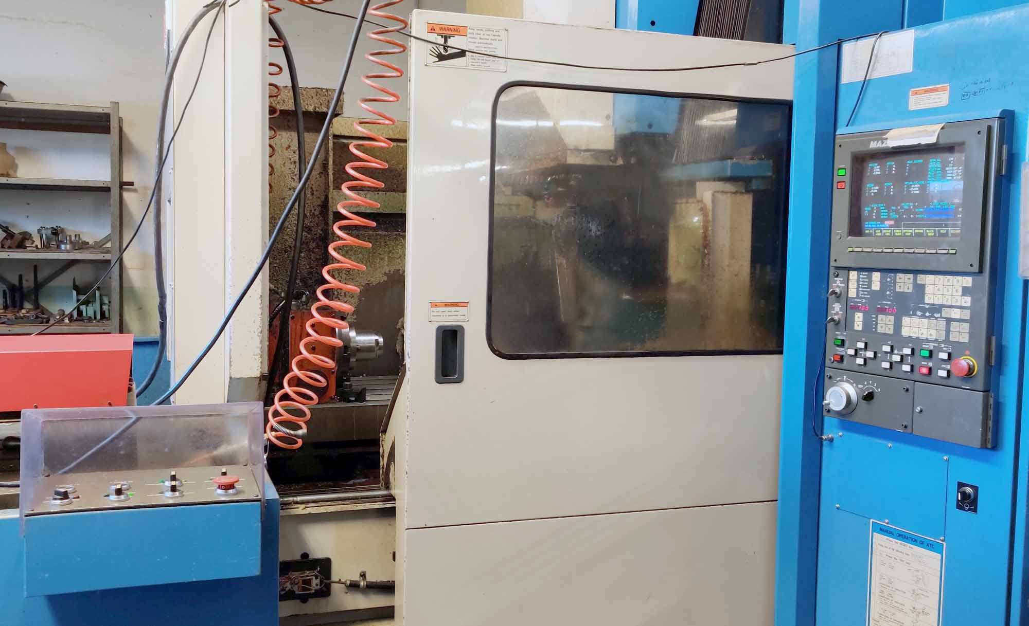 Mazak AJV25/404 Dual Column VMC, 1991- APC, 40 ATC - Image 6