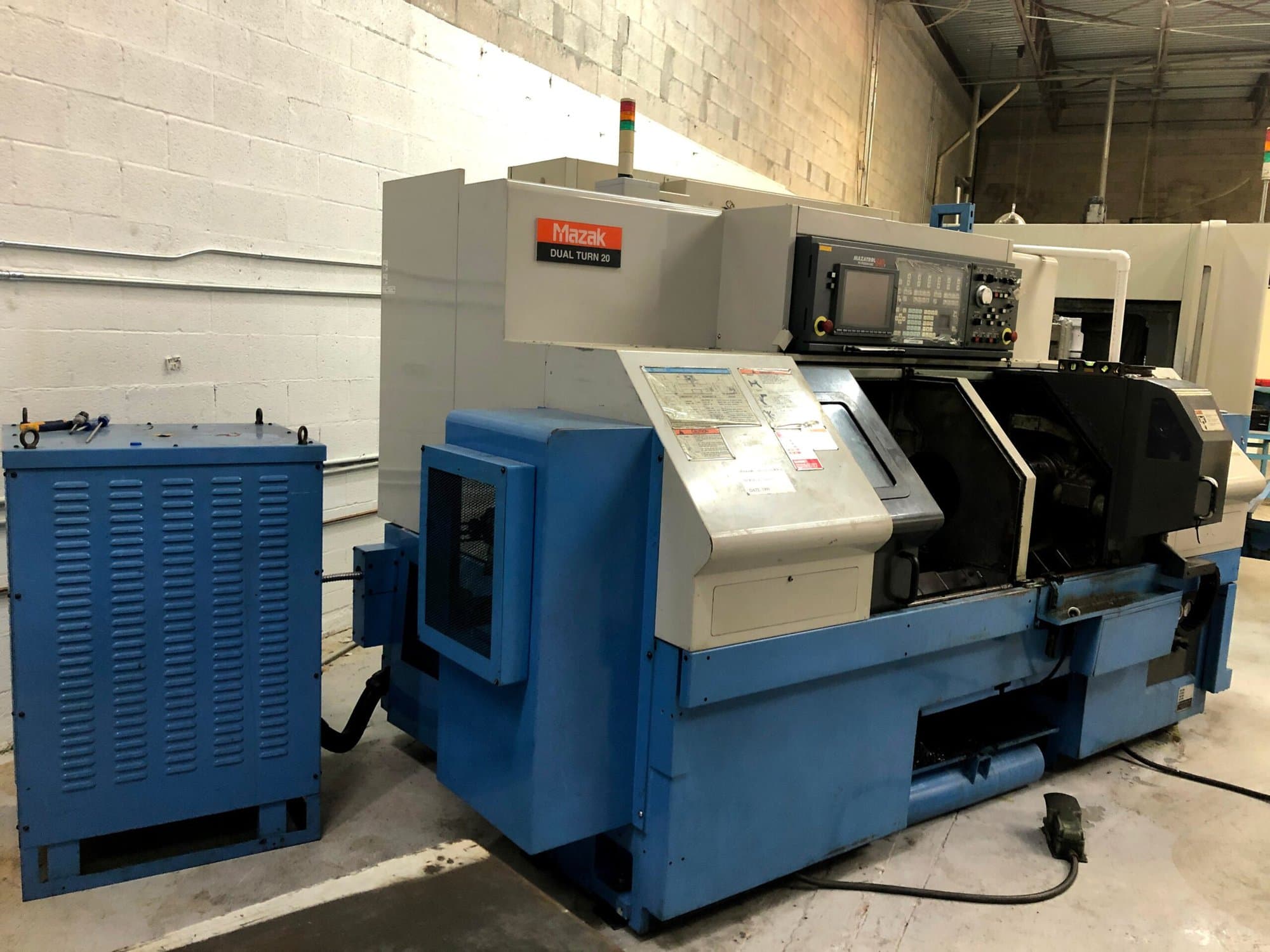 Mazak Dual Turn 20 Lathe, 1999 - Chip Conveyor, Parts Catcher - Image 3