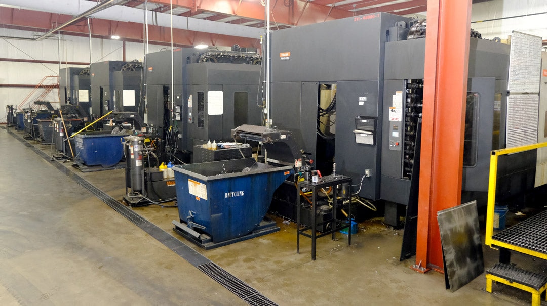 Mazak FH-8800 4-Axis HMC x4 Unit Palletch Cell System, 2005- Tombstones, Pallets, CTS, 80 ATC