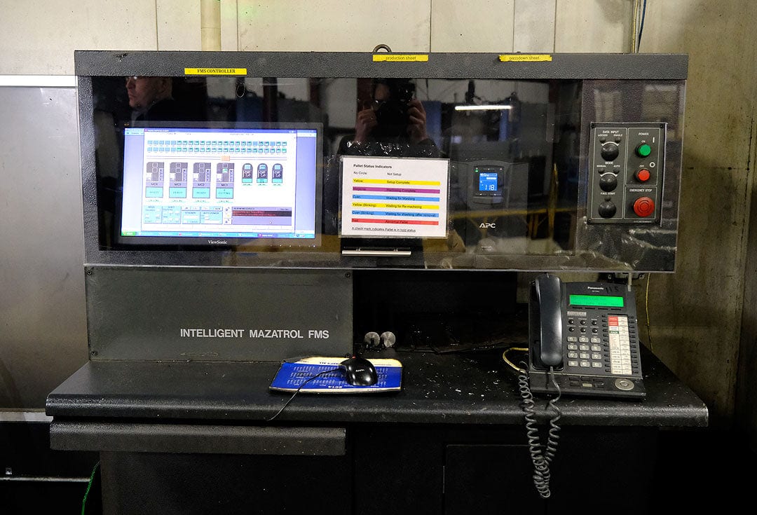 Mazak FH-8800 4-Axis HMC x4 Unit Palletch Cell System, 2005- Tombstones, Pallets, CTS, 80 ATC - Image 4
