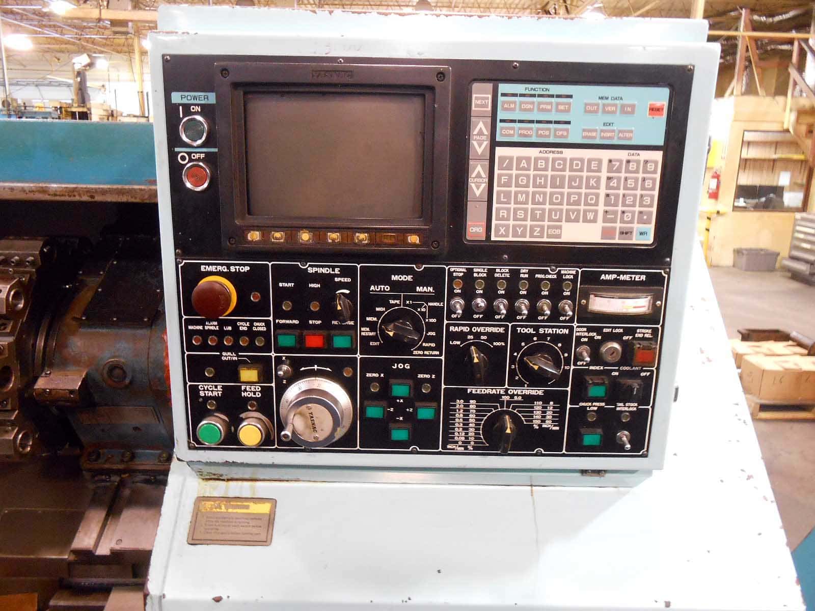 Methods Slant 50 CNC Lathe, 1993- 20" Swing, 35" Centers, 3" Bore, Yasnac, 2 Available - Image 9