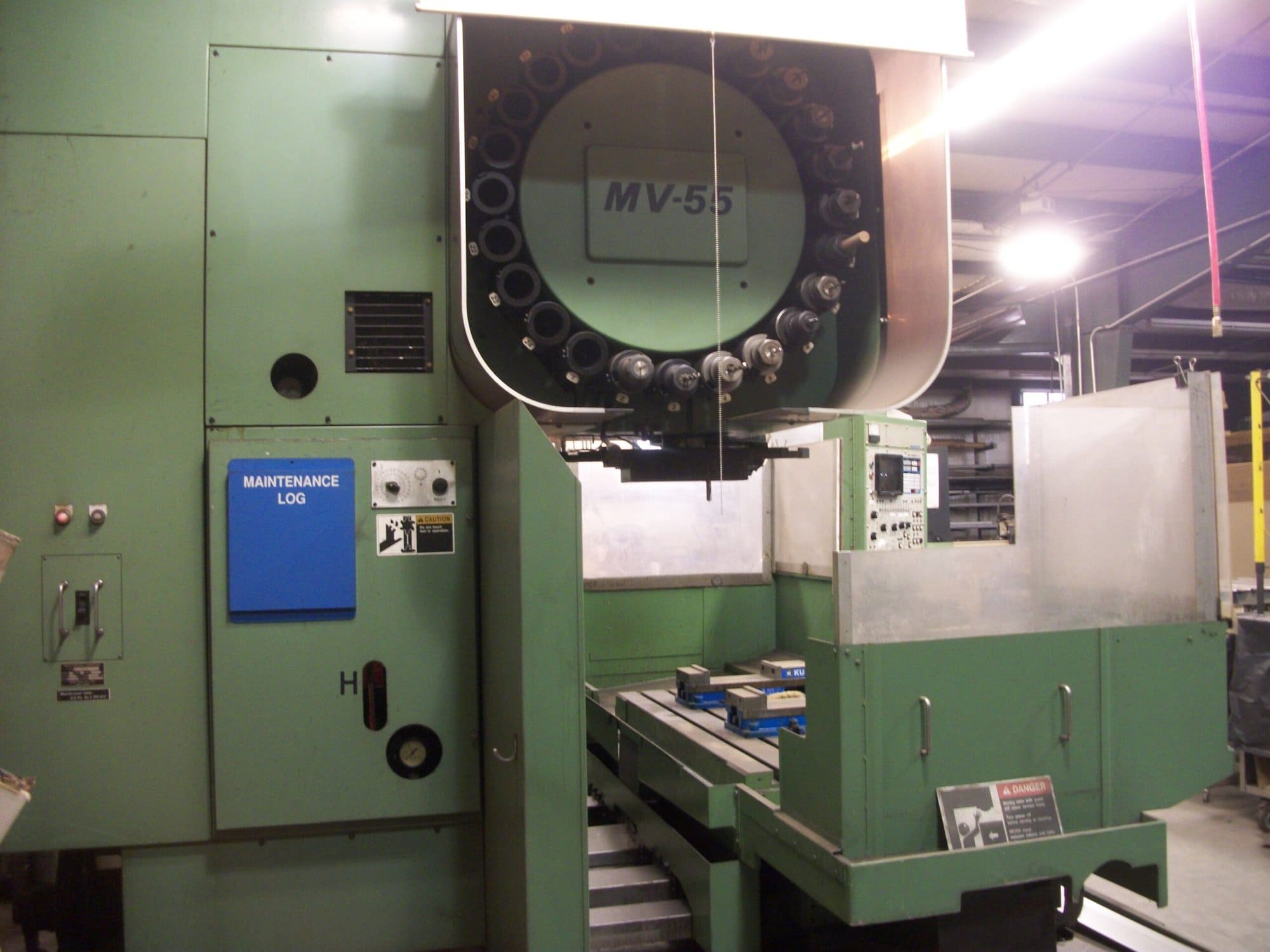 Mori Seiki MV-55 VMC, 1985 - Yasnac MX-1 Control, Under Power - Image 4