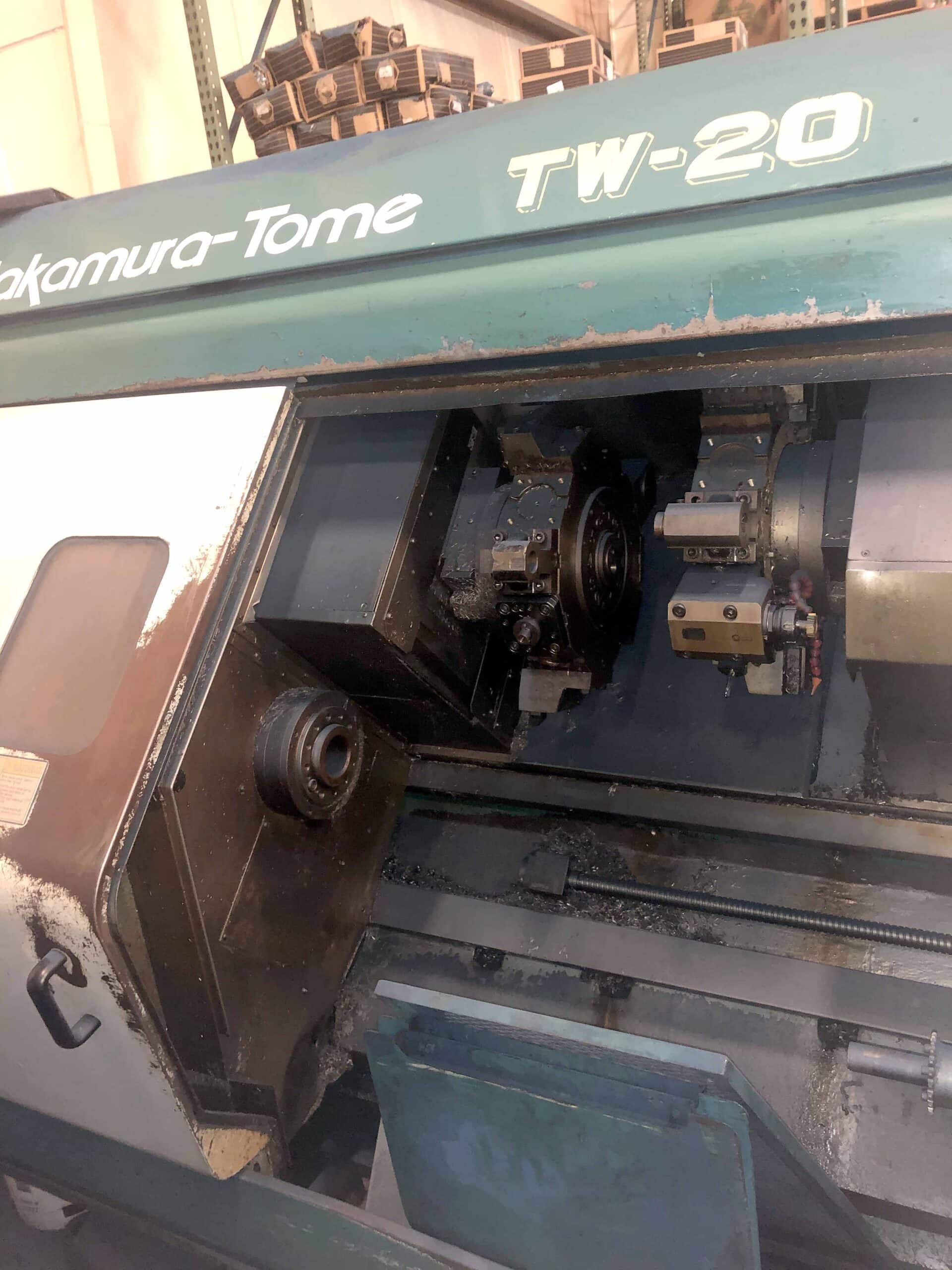Nakamura-Tome TW-20 Live Tool CNC Lathe, 1992 - Twin Spindle, Twin Turret, Fanuc - Image 2