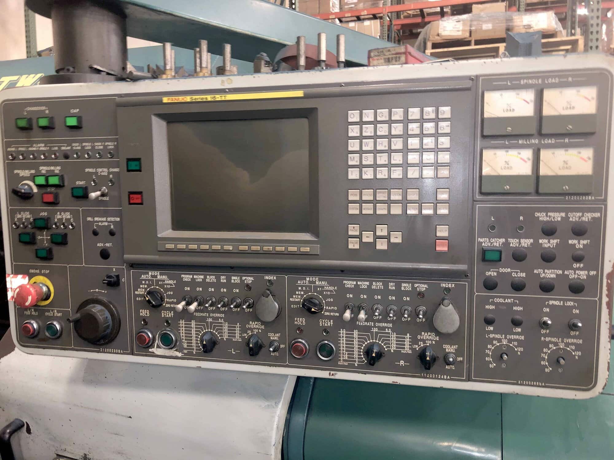 Nakamura-Tome TW-20 Live Tool CNC Lathe, 1992 - Twin Spindle, Twin Turret, Fanuc - Image 3