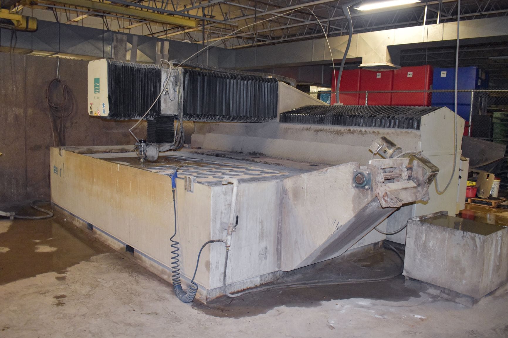 6' x 12' Flow IFB 6x12 5-Axis Waterjet, 2008 - 90,000 PSI, Dynamic Cutting Head
