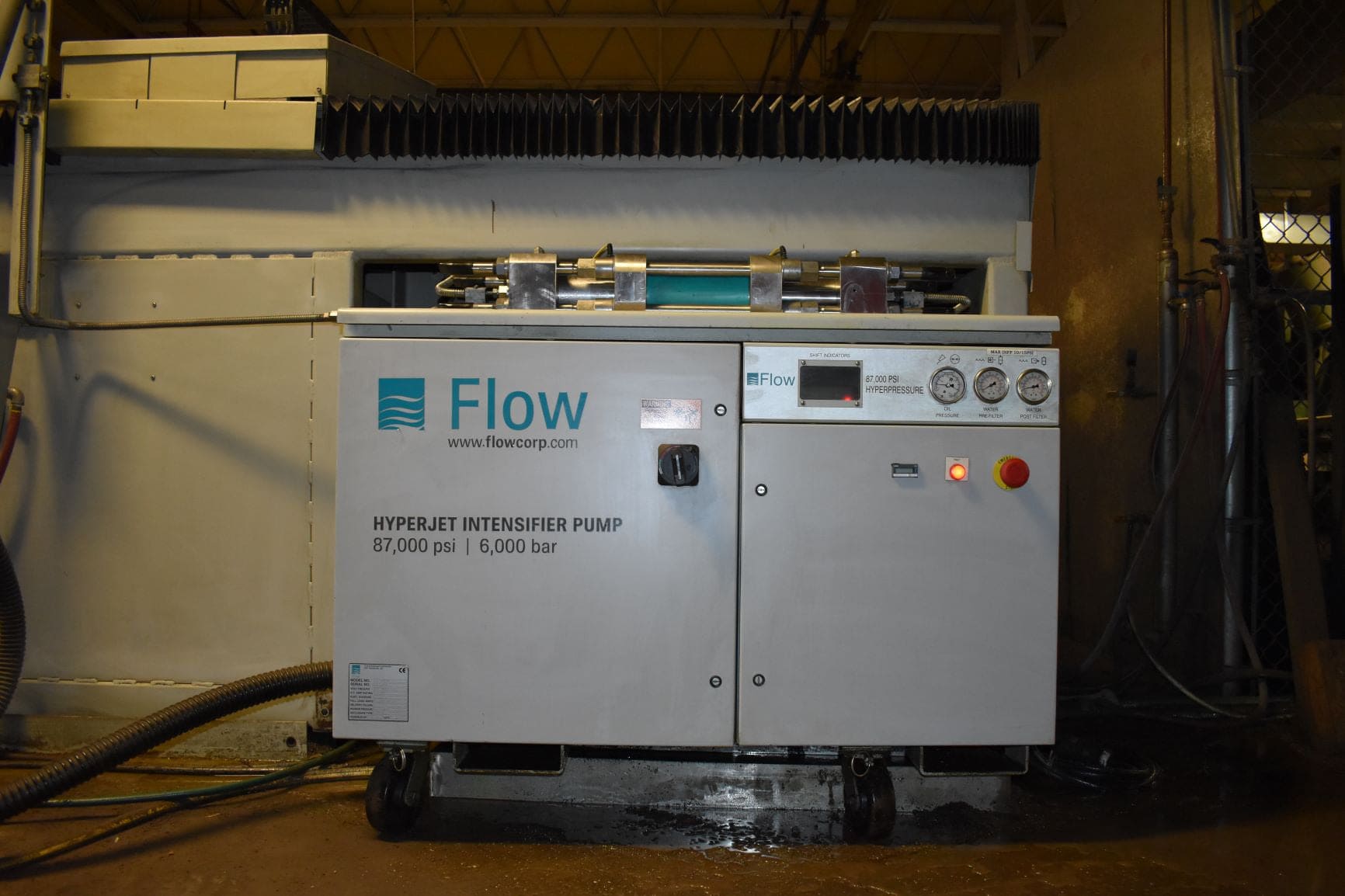6' x 12' Flow IFB 6x12 5-Axis Waterjet, 2008 - 90,000 PSI, Dynamic Cutting Head - Image 5