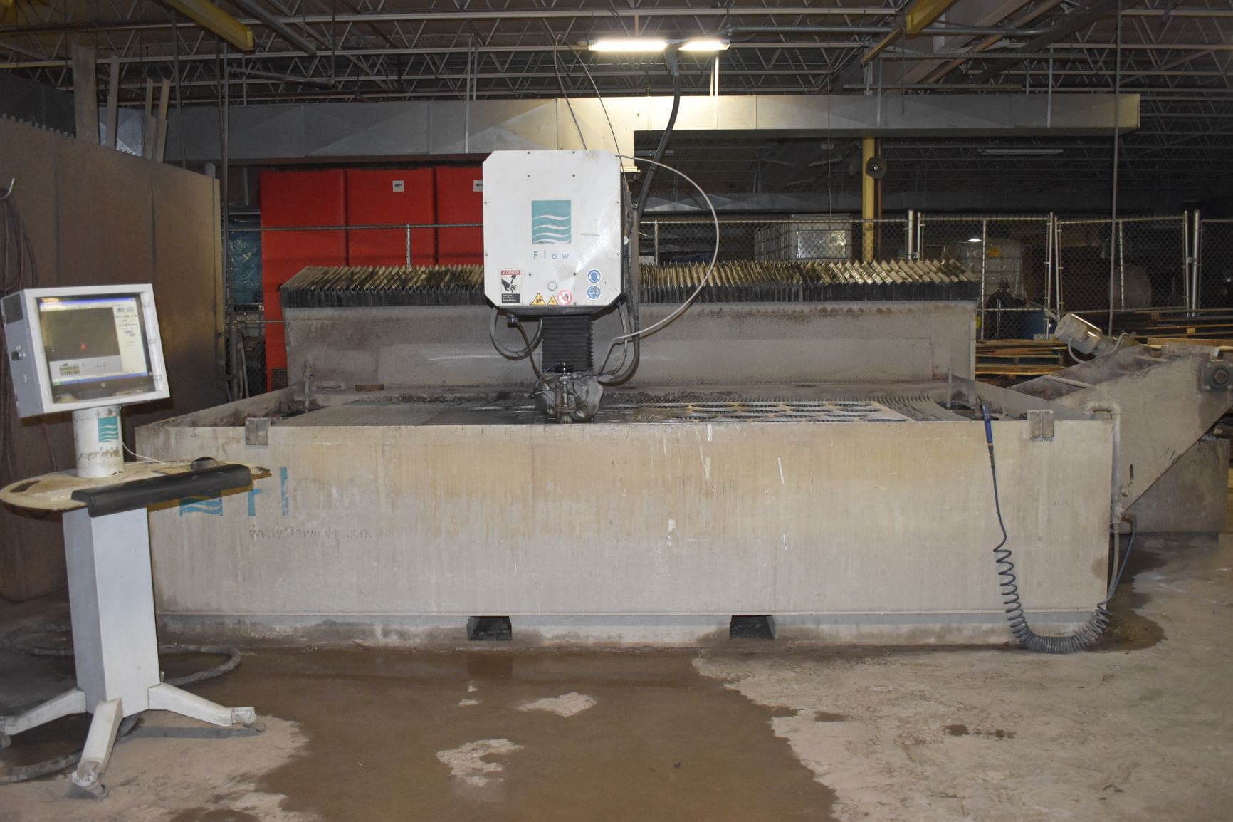 6' x 12' Flow IFB 6x12 5-Axis Waterjet, 2008 - 90,000 PSI, Dynamic Cutting Head - Image 2
