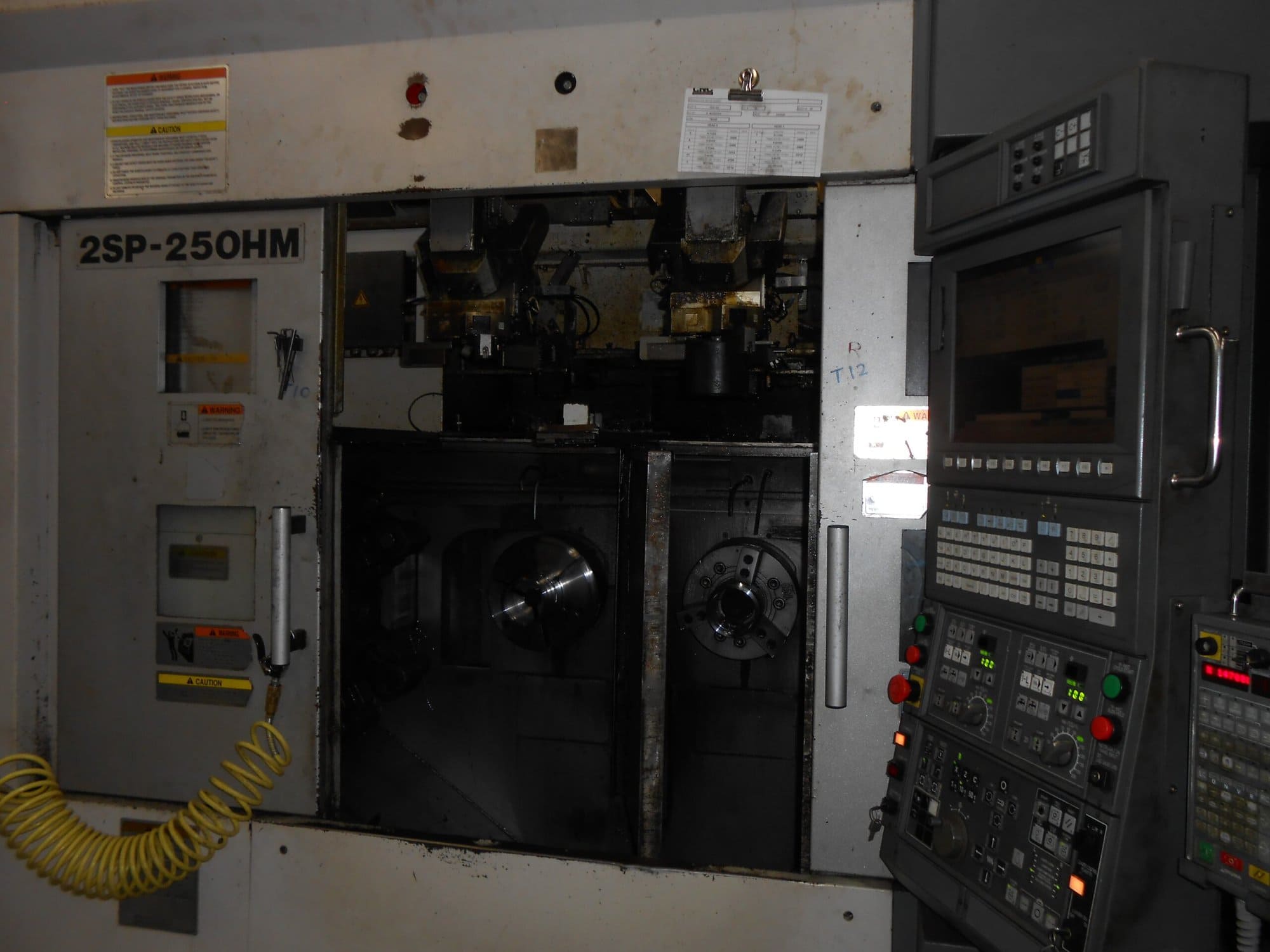 Okuma 2SP-250HM CNC Lathe, 2012- Chip Conveyor, Gantry Loader - Image 2