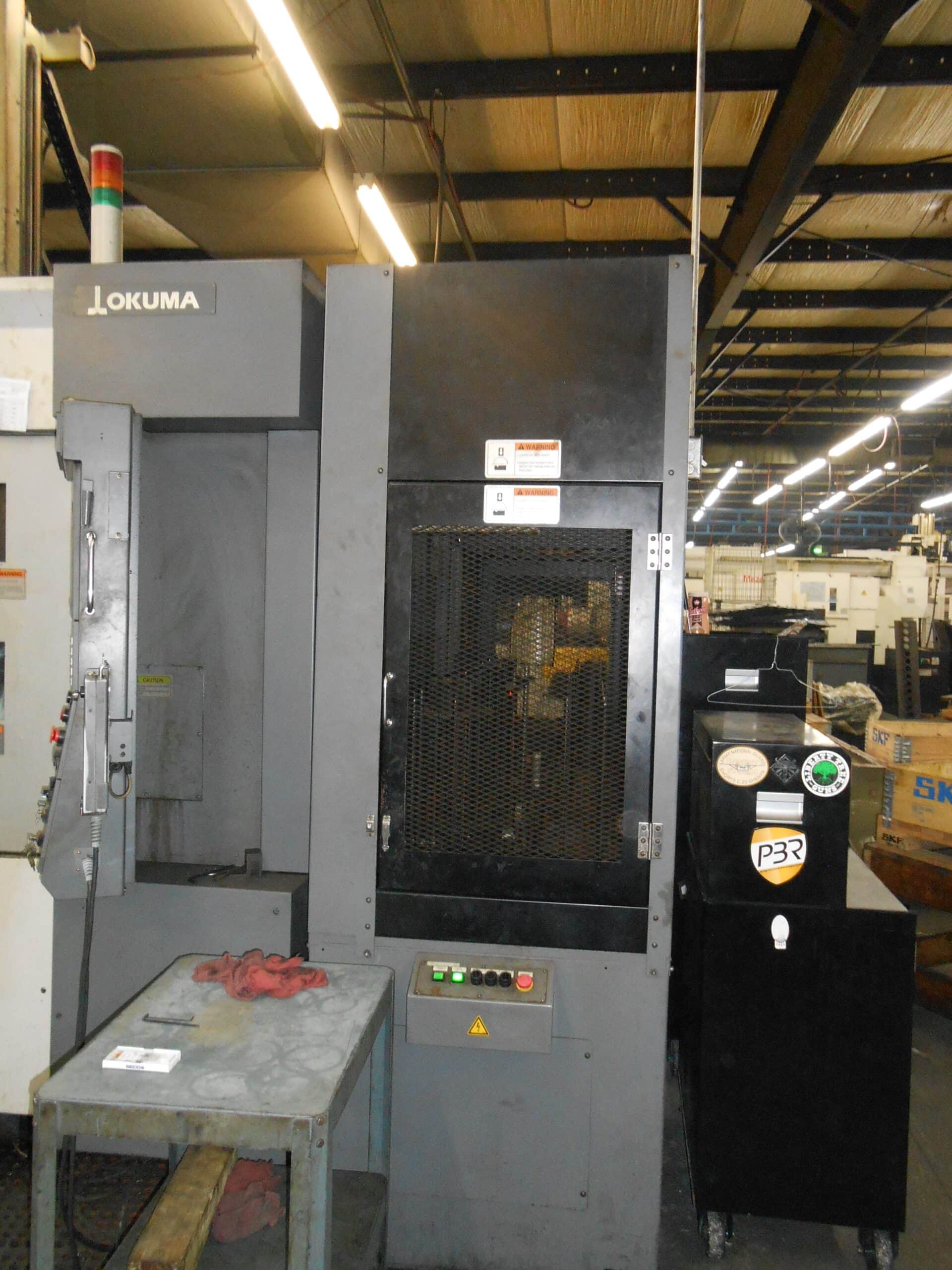 Okuma 2SP-250HM CNC Lathe, 2012- Chip Conveyor, Gantry Loader - Image 3
