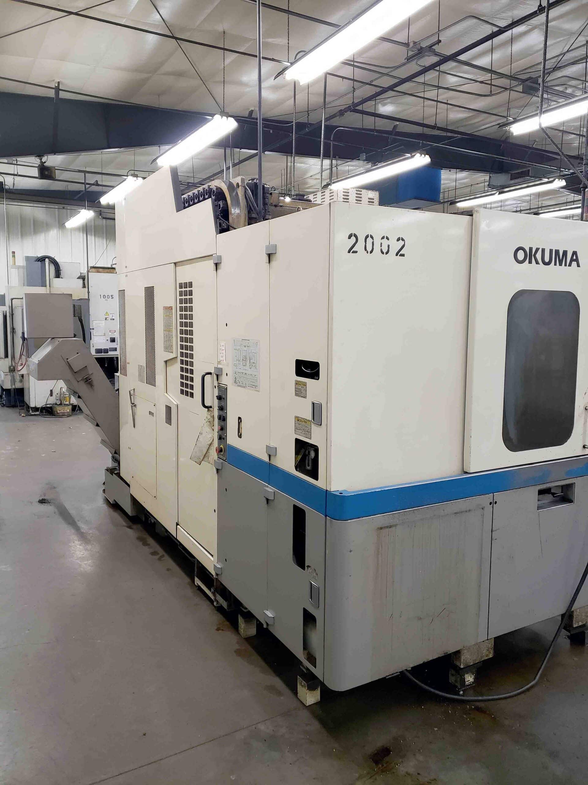 Okuma MA-40HA 400mm Horizontal Machining Center, 2000 - 60 ATC, Renishaw Probing - Image 9