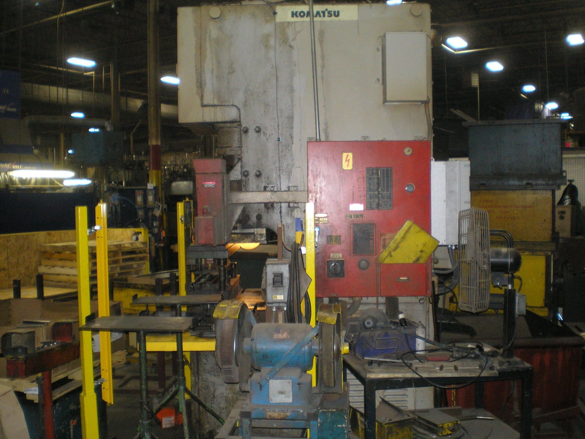 80 Ton Komatsu OBS80H-VS-3 Punch Press, 1995 - Image 3