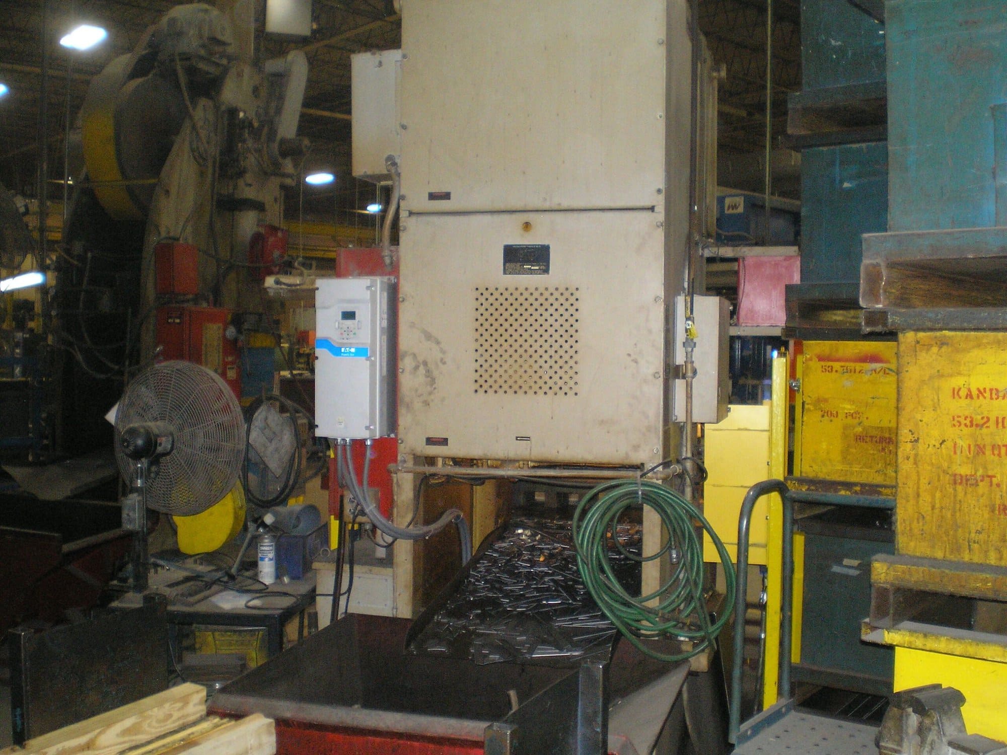 80 Ton Komatsu OBS80H-VS-3 Punch Press, 1995 - Image 4