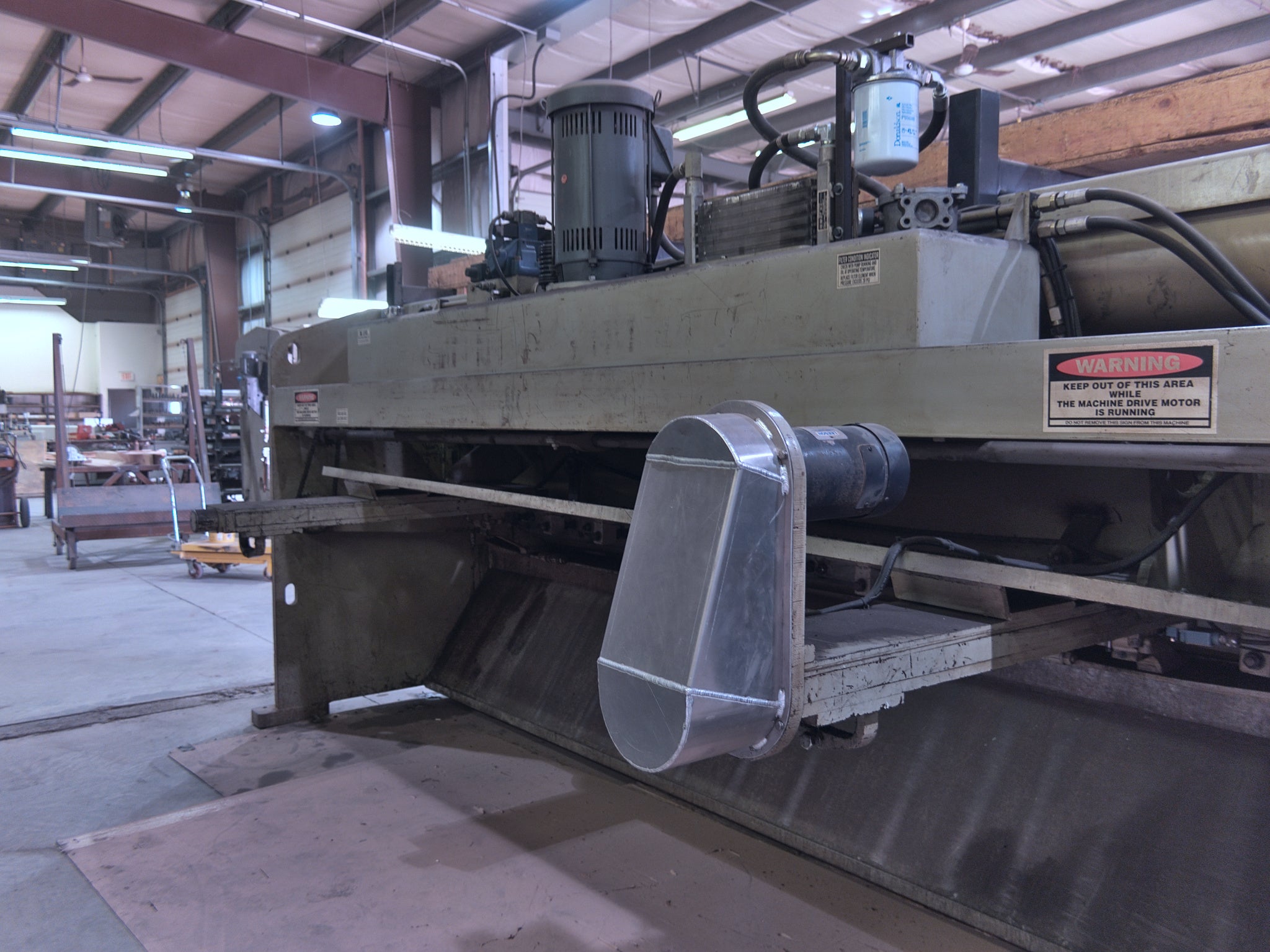 ¼” X 12’ Accurshear 625012 Hydraulic Power Shear, 1995- Programmable Backgauge - Image 3