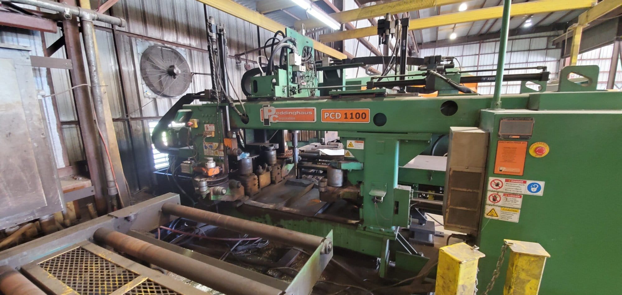 Peddinghaus PCD-B 1100 Beam Drilling System, 2007- 3 Spindles - Image 6