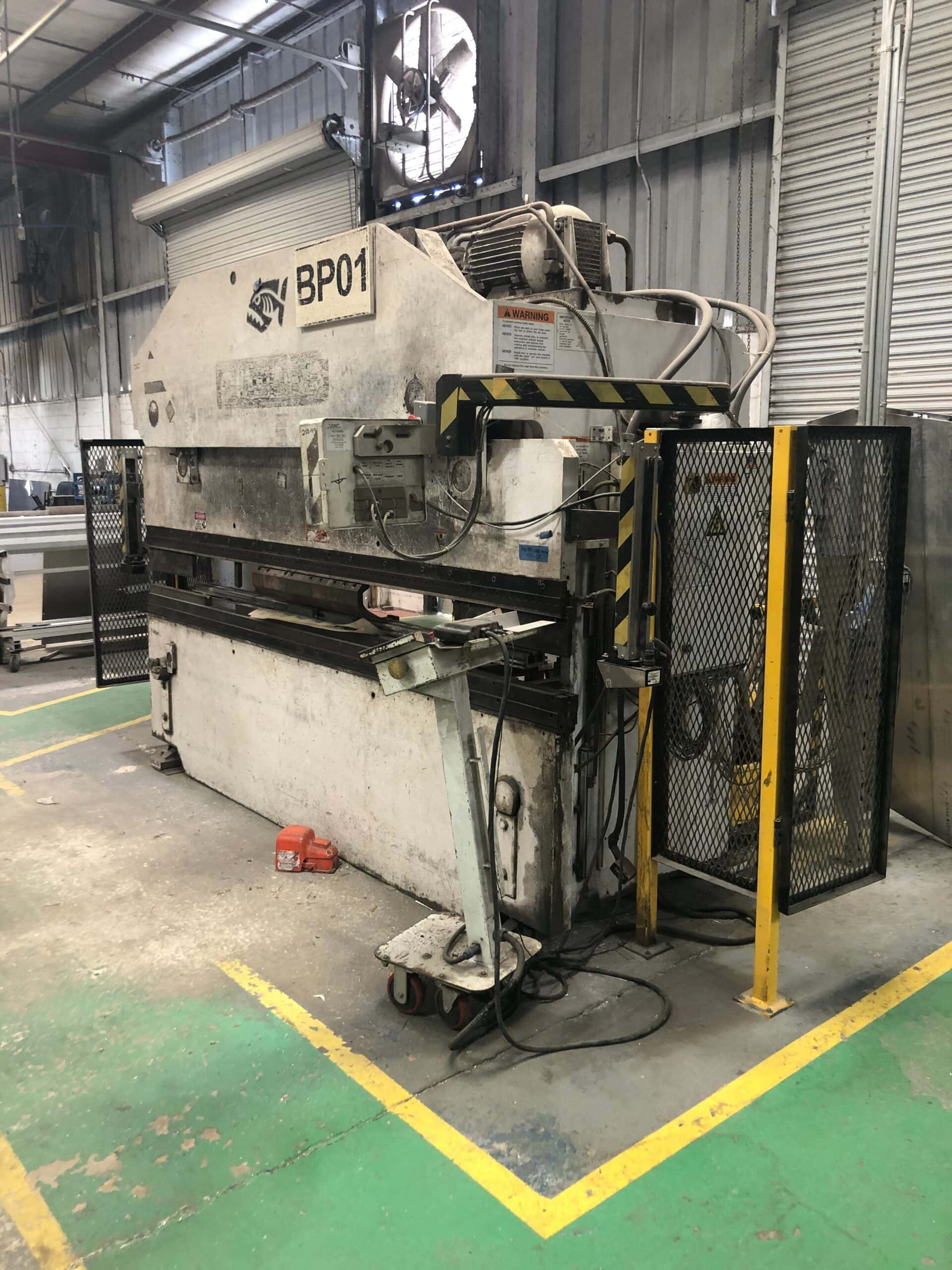 95 Ton x 10' Piranha 9510P Press Brake, 2002 - Automec Backgauge - Image 2