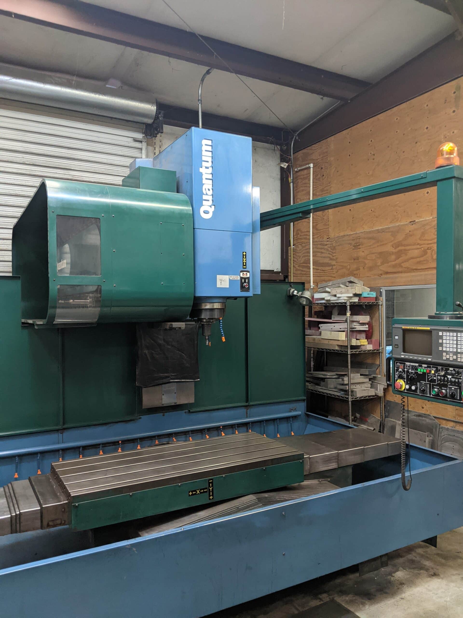 Kasuga Quantum Q-1000V CNC Mill, 1997 - Coolant Thru Ready, Chip Conveyor, 30-Tool Changer - Image 2