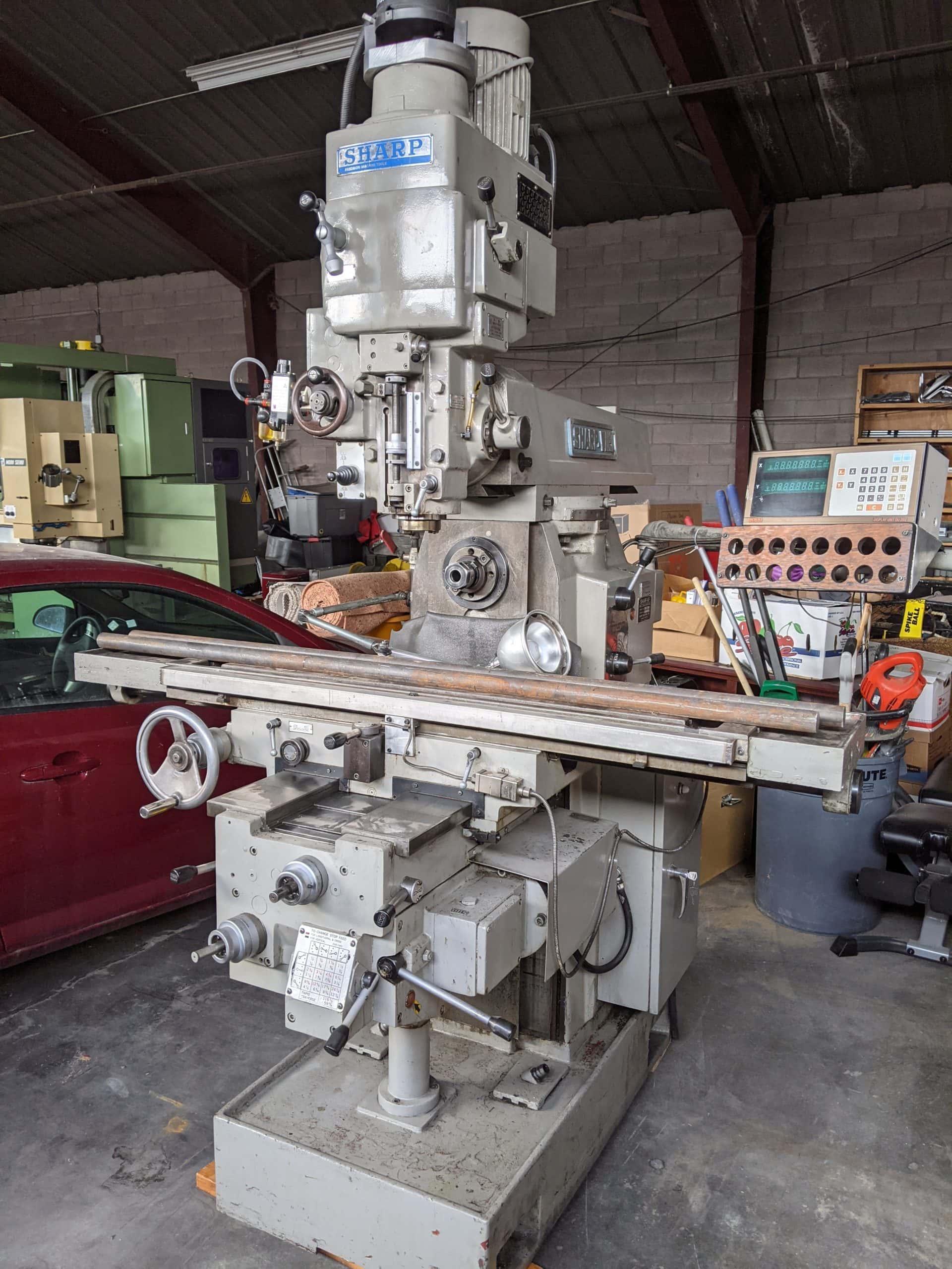 12" x 51" Sharp VH-3 Vertical/Horizontal Mill - Image 2