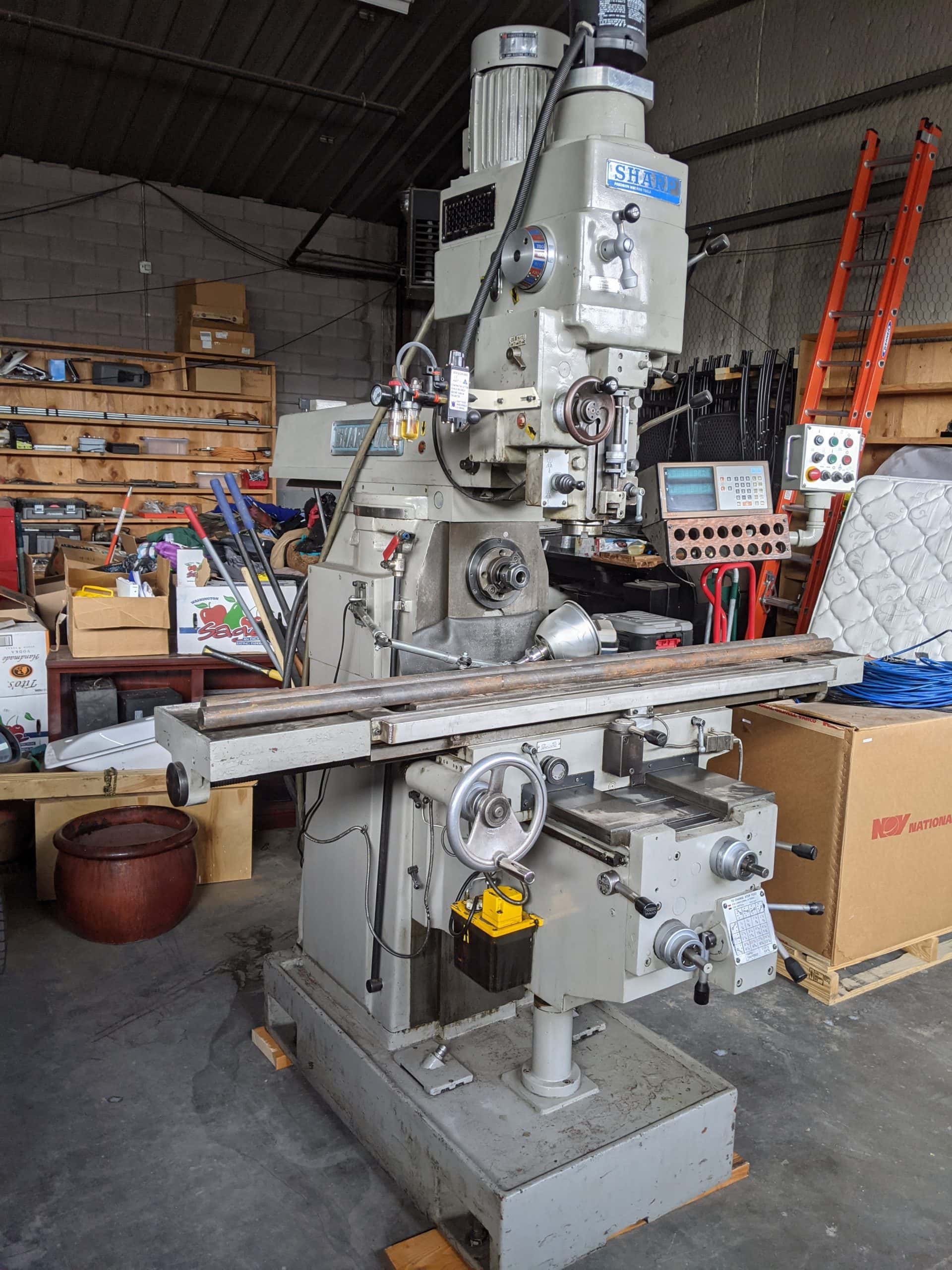 12" x 51" Sharp VH-3 Vertical/Horizontal Mill - Image 3