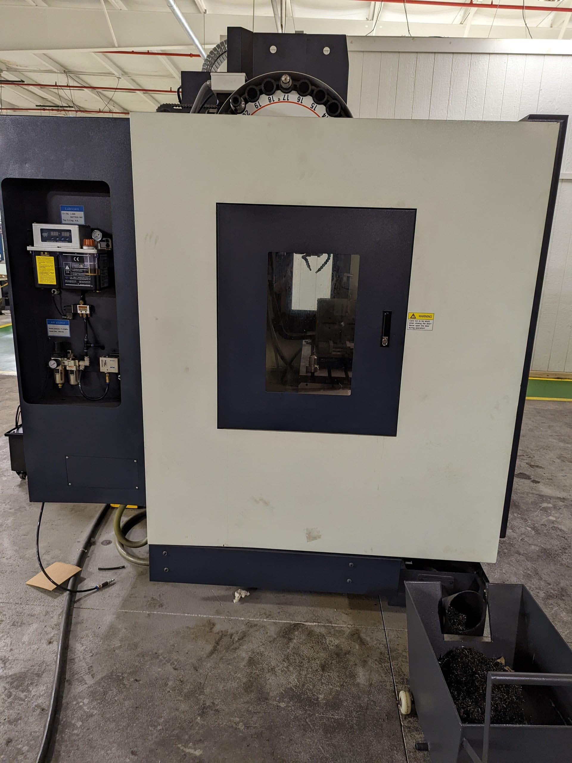 Bochi 850B VMC, 2018- 4th Axis, Fanuc Oi-MF, 24 SMTC, Never Used! - Image 6