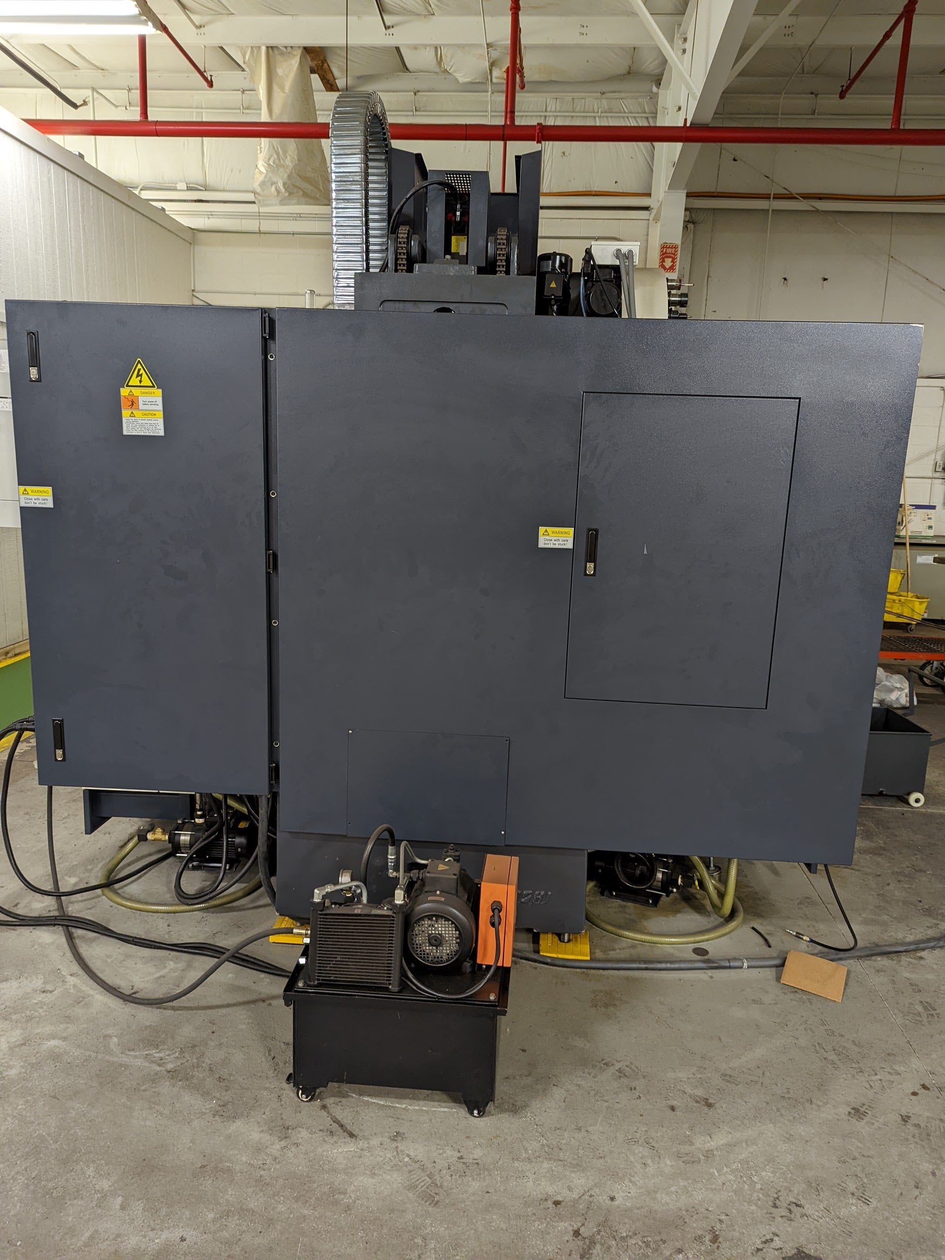 Bochi 850B VMC, 2018- 4th Axis, Fanuc Oi-MF, 24 SMTC, Never Used! - Image 9